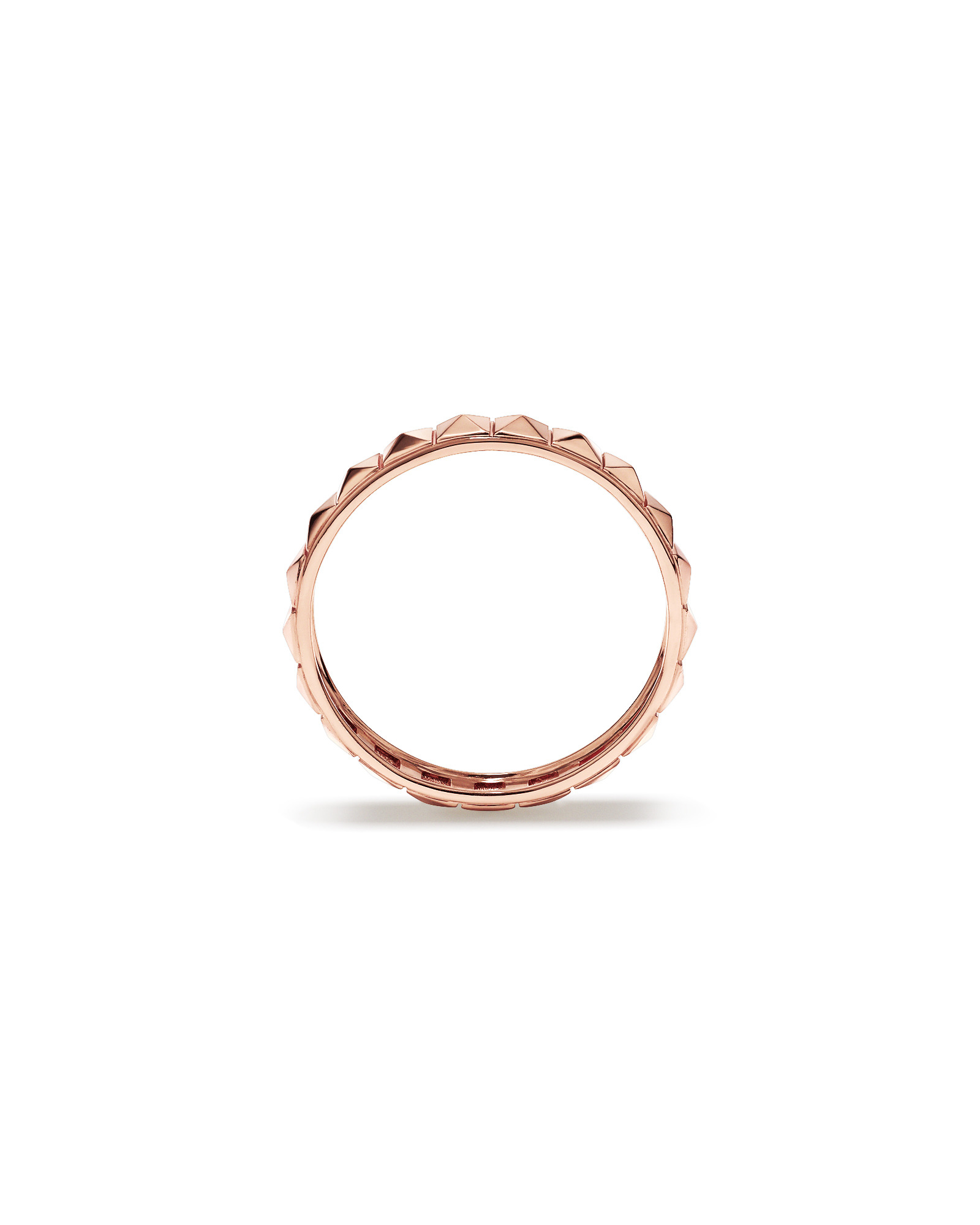Bague Linéaire Signature Connect en Or Jaune 10 kt