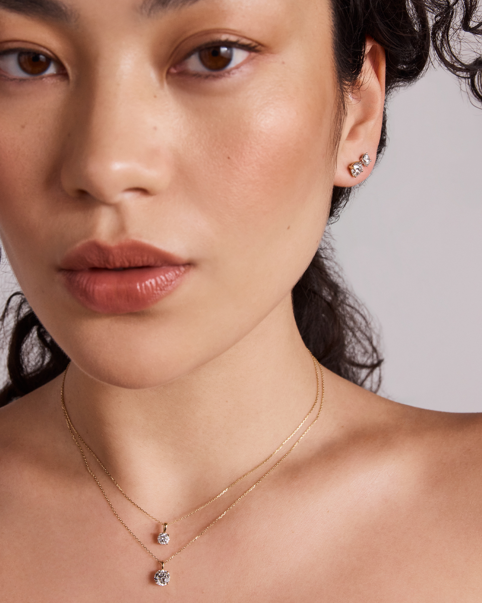 0.50 Carat TW Diamond Solitaire Pendant 18kt Yellow Gold