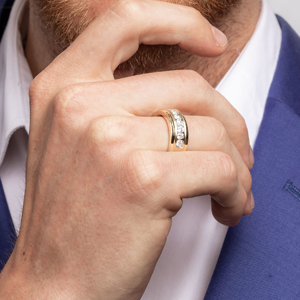michael hill mens gold rings