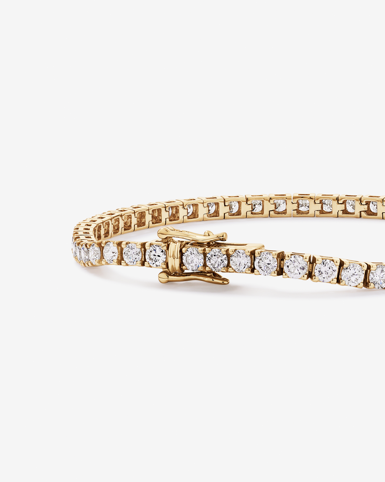5.00 Carat TW Diamond Tennis Bracelet in 10kt Yellow Gold