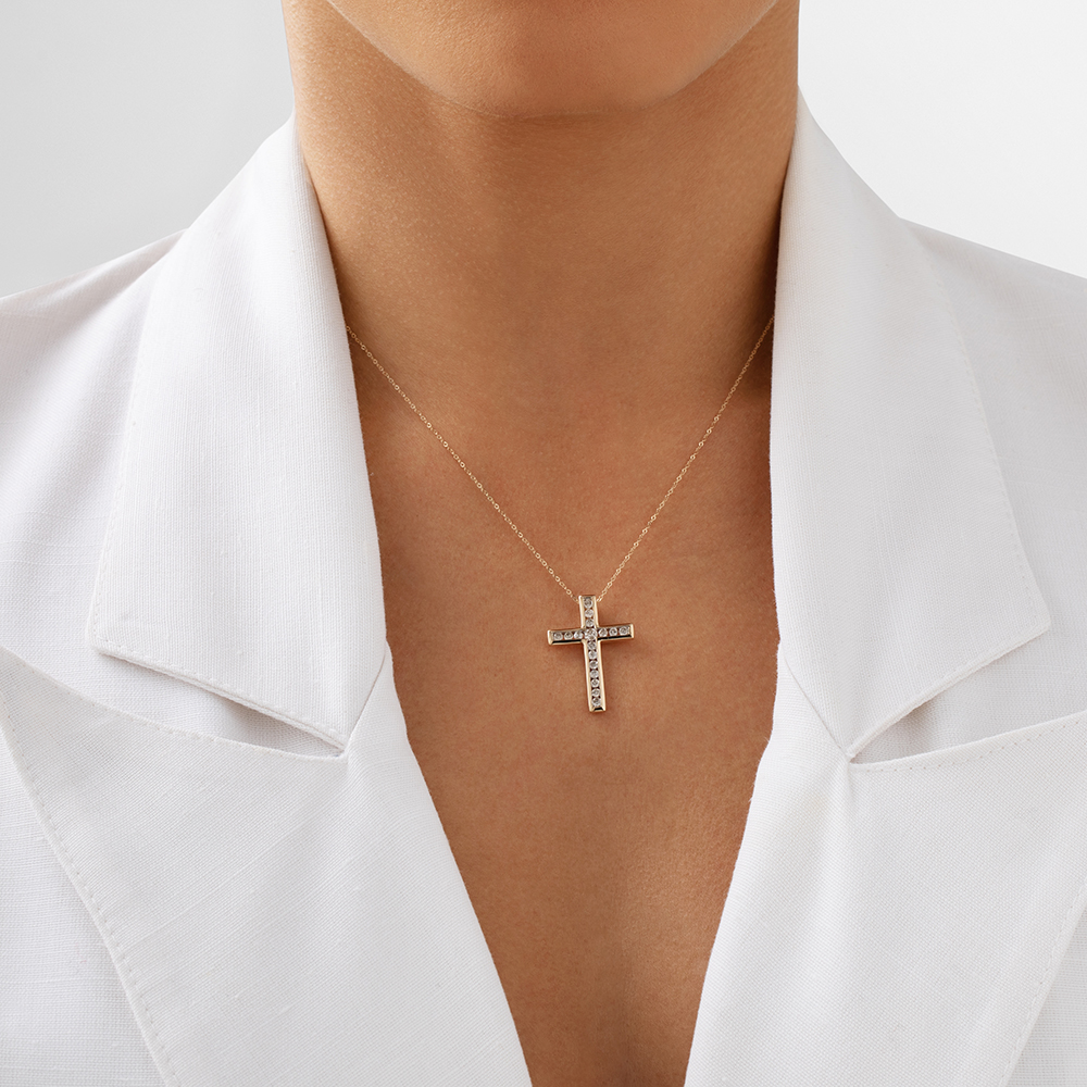 cross necklace michael hill