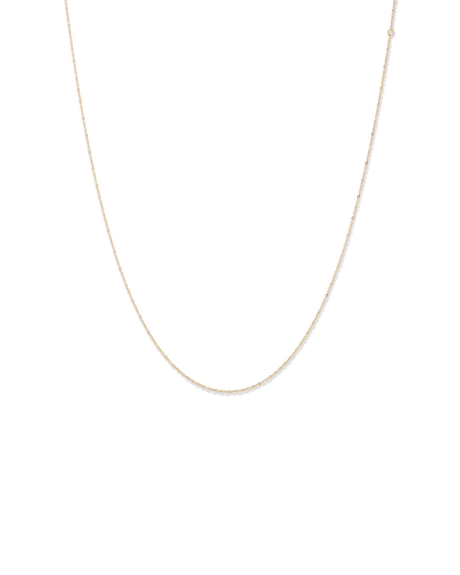 45cm (17") 0.95mm Width Solid Cable Chain 10kt Yellow Gold