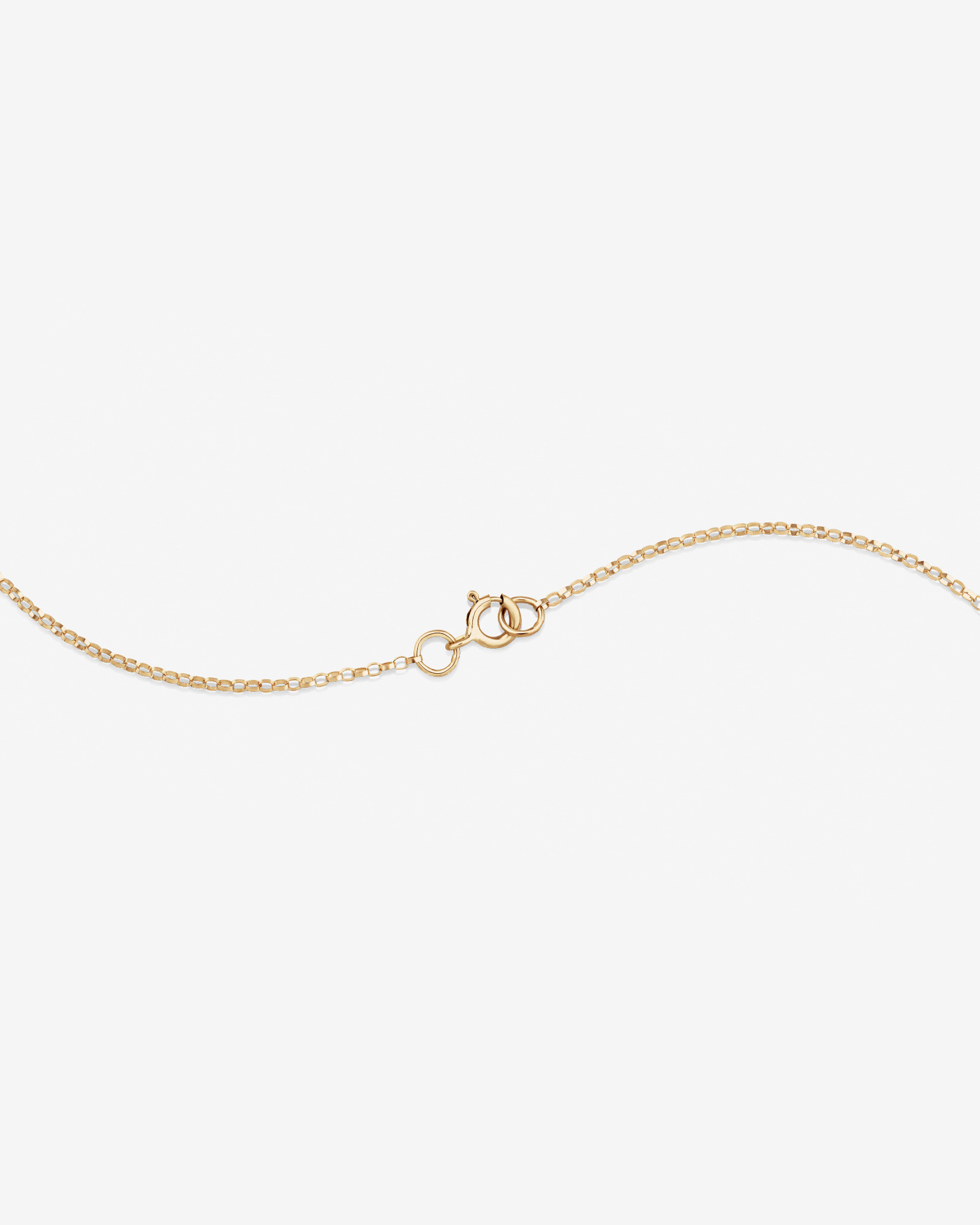 Collier à initiale « Q » en or jaune 10 K à diamants totalisant 0,10 ct