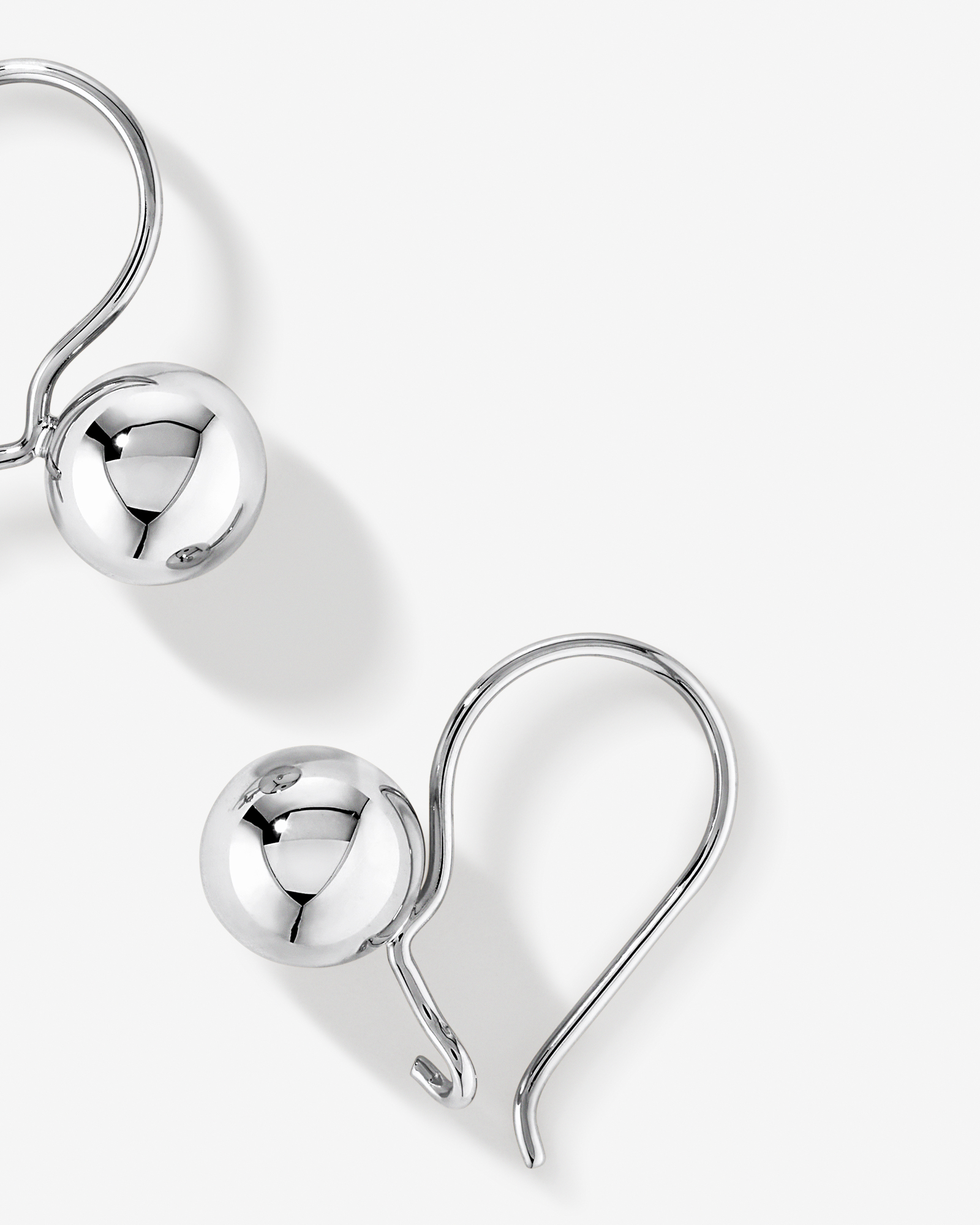 Euroball Earrings in Sterling Silver