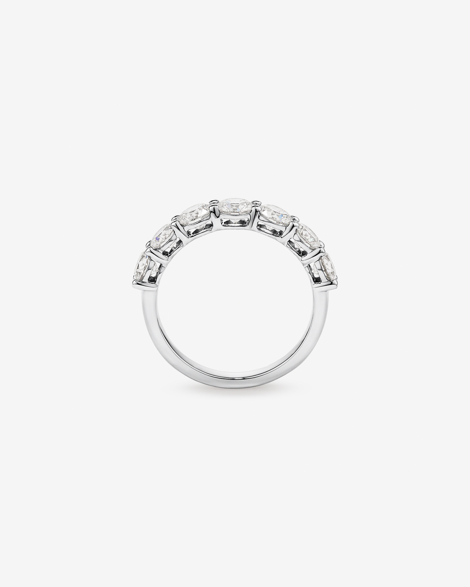 2.00 Carat TW Round Brilliant Laboratory-Grown Diamond Wedding Ring 14kt White Gold