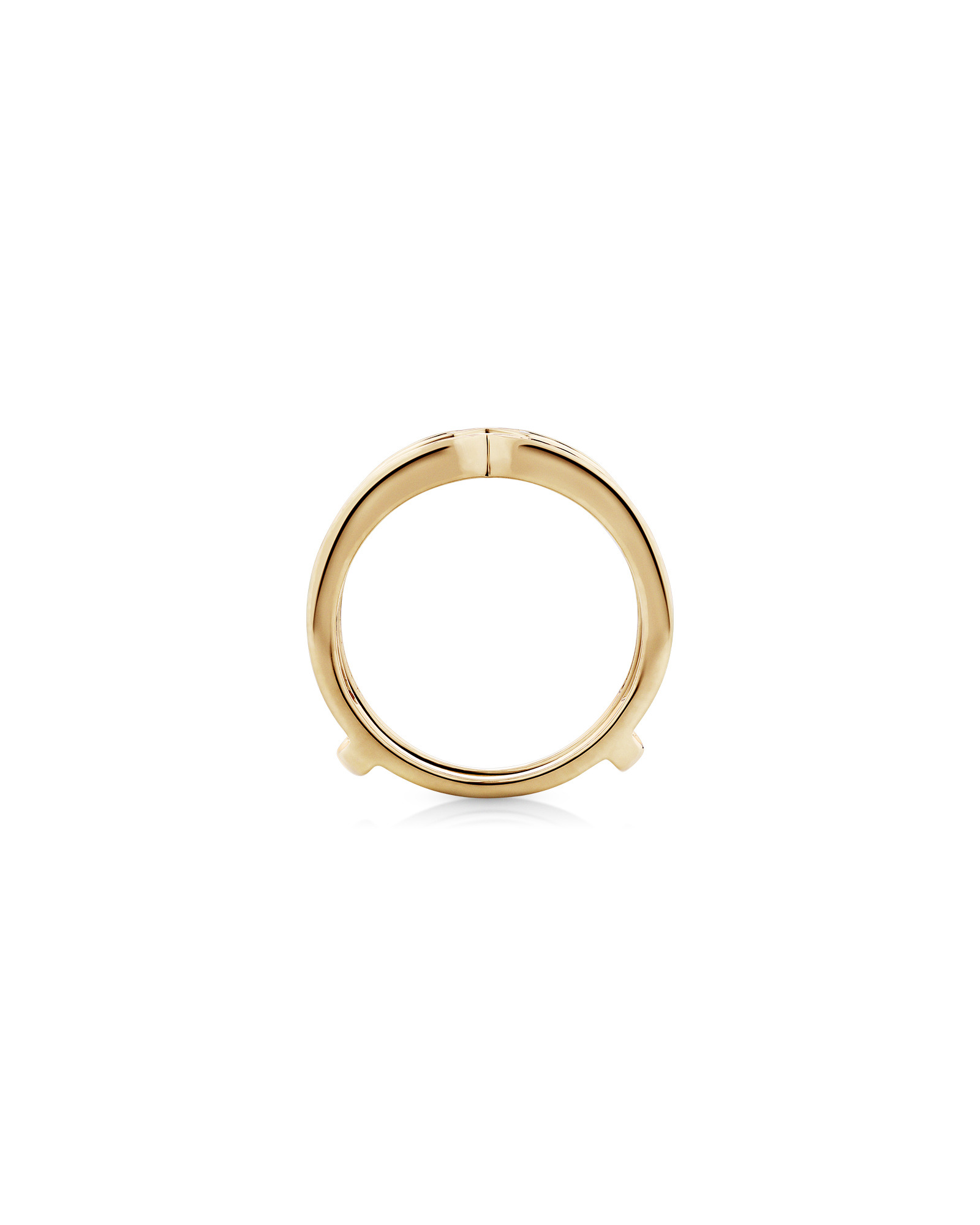 Bague complémentaire en or jaune 14 K avec diamants totalisant 0,50 ct