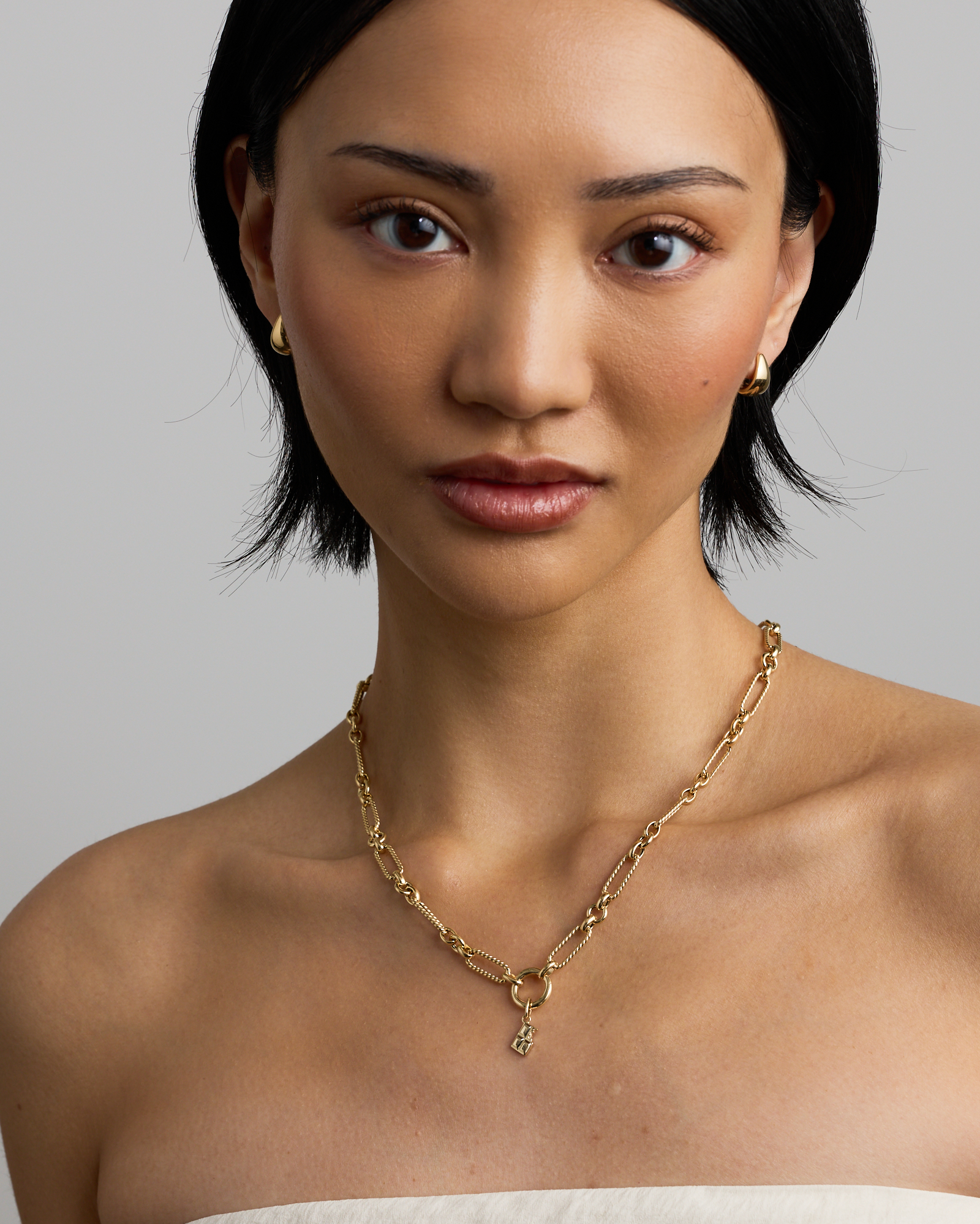 Chocolate Bite Pendant in 10kt Yellow Gold