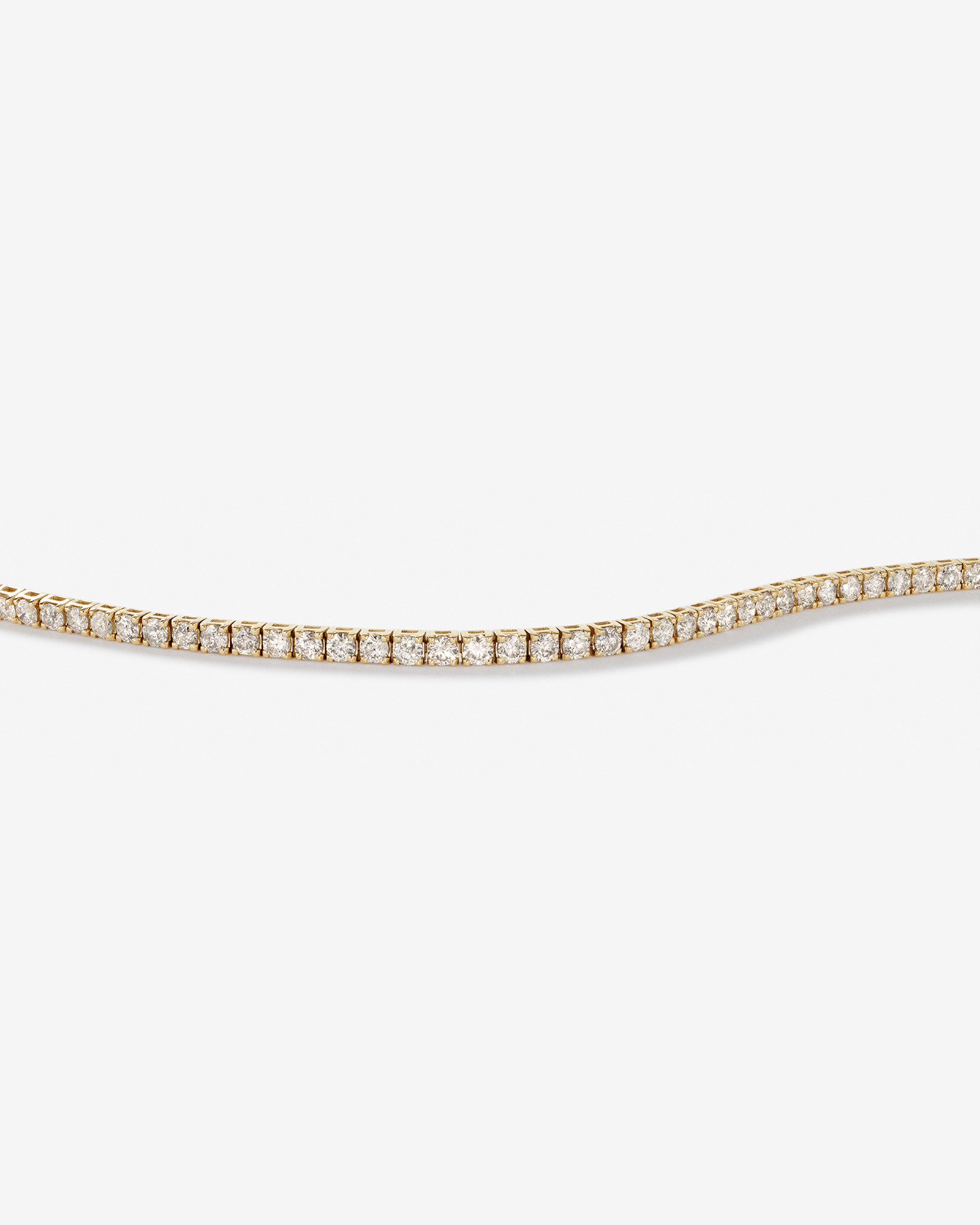 Bracelet de Tennis de 4,92 Carat TW en Diamant en Or Jaune 10kt