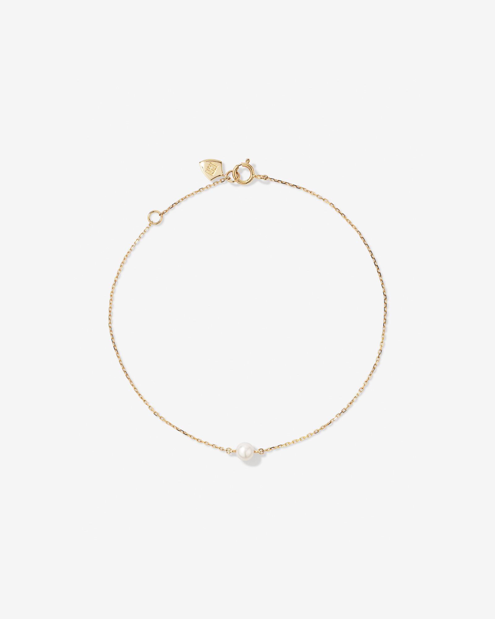 Bracelet en Perles d'Eau Douce Cultivées en Or Jaune 10kt