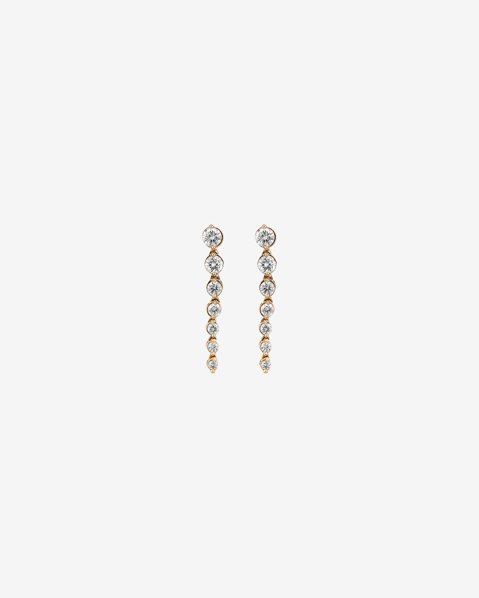 Drop Earrings with 0.50 Carat TW of Diamonds in 18kt Yellow Gold