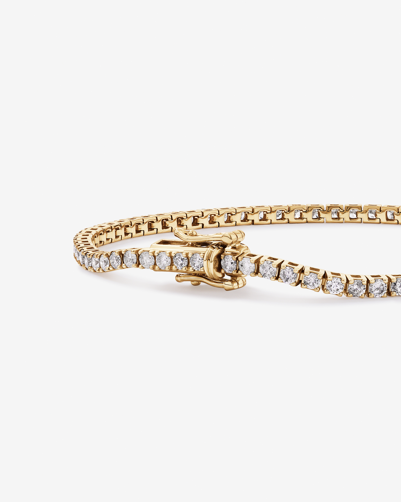 3.00 Carat TW Diamond Tennis Bracelet in 10kt Yellow Gold