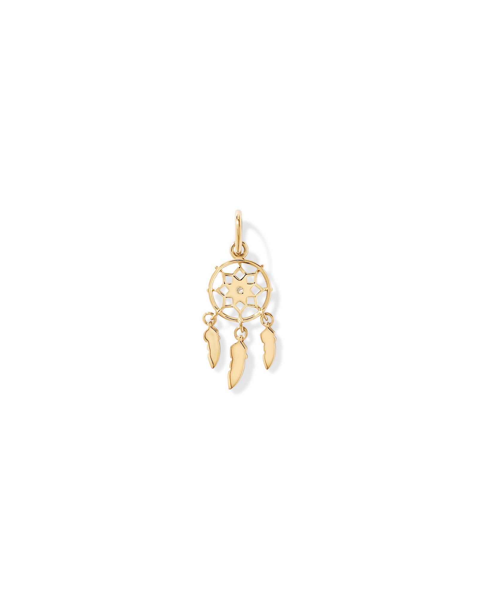 Dream Catcher Pendant in 18kt Vermeil with Cubic Zirconia