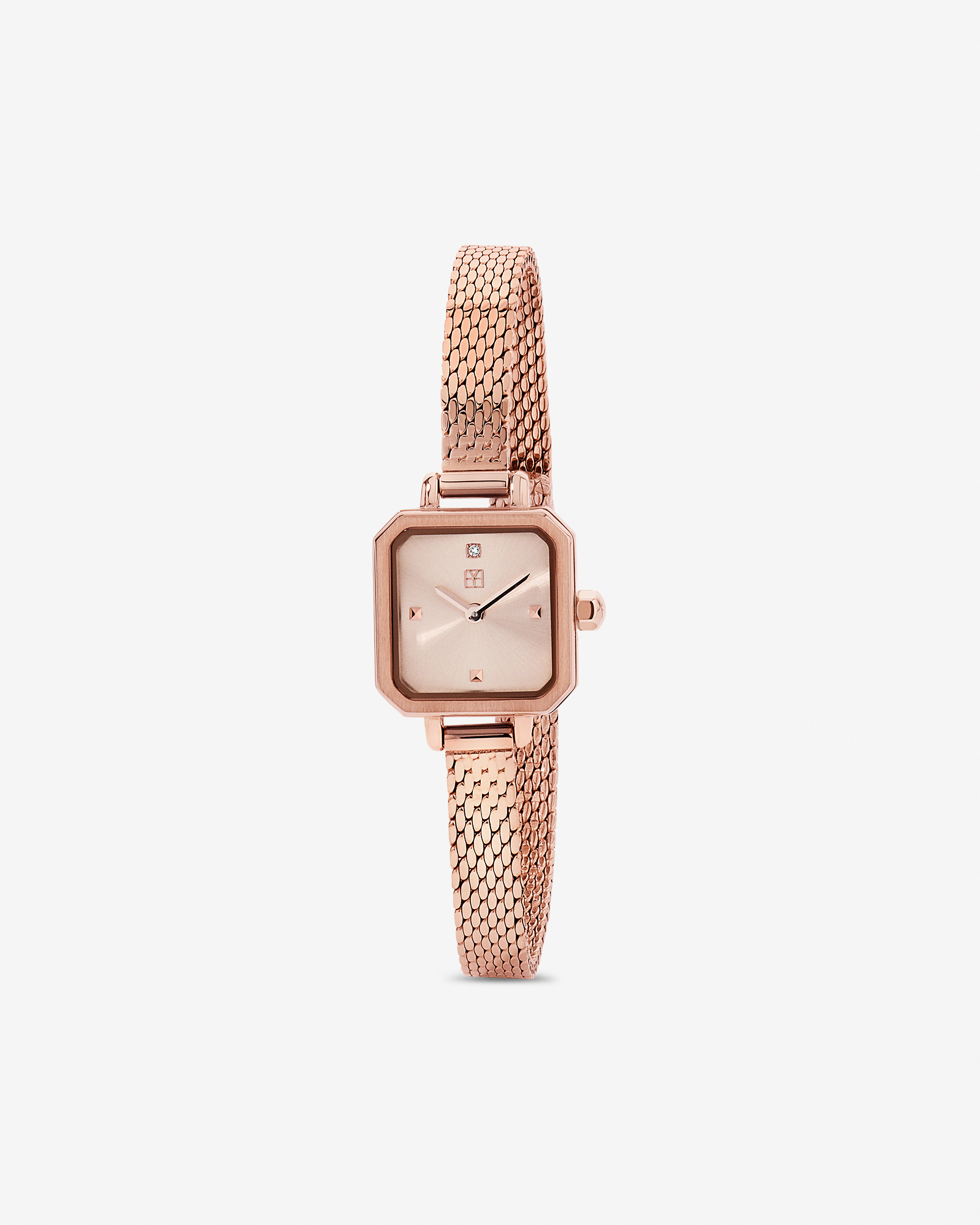 Women's 17mm Petite Watch in Rose-Toned Stainless Steel
