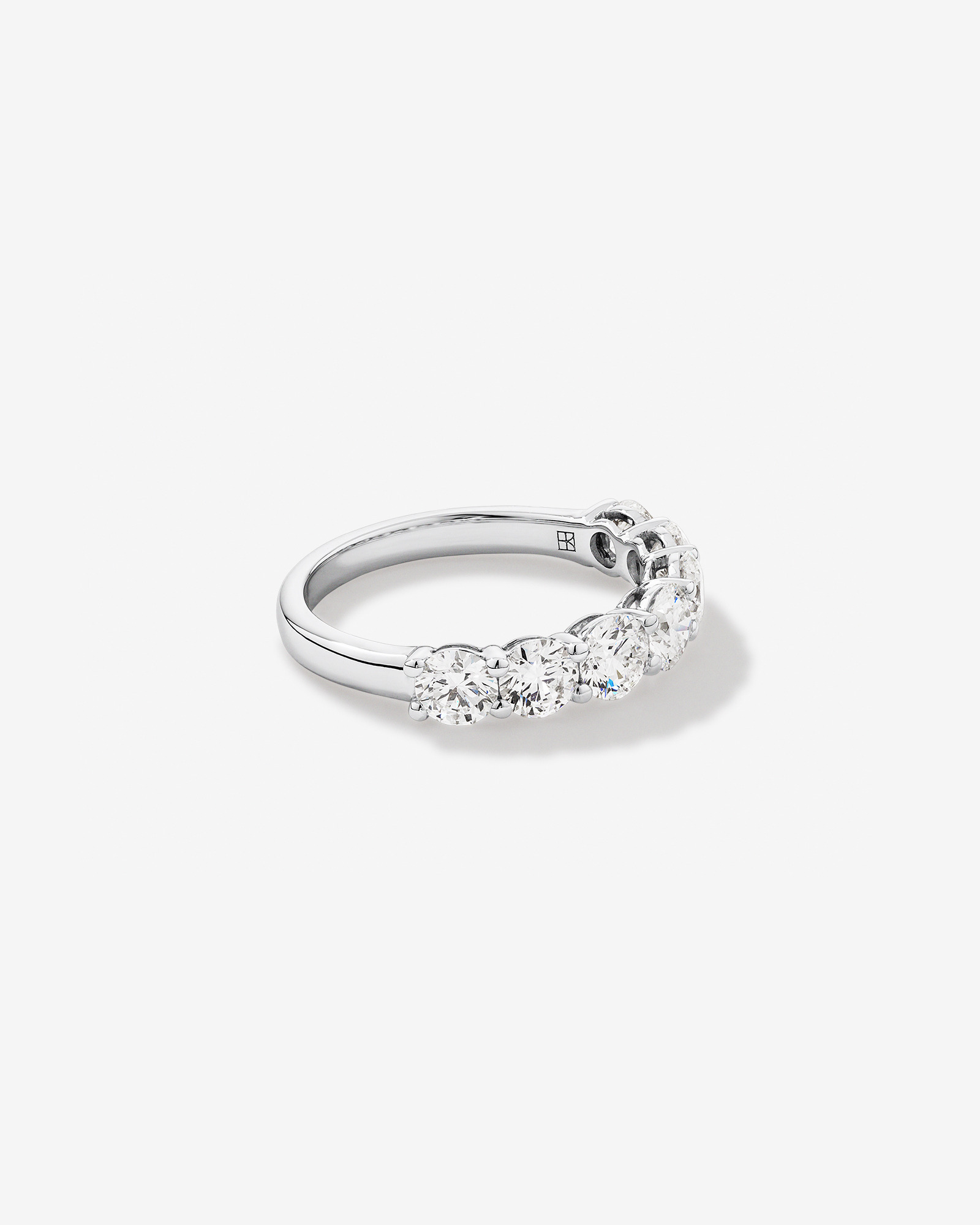 2.00 Carat TW Round Brilliant Laboratory-Grown Diamond Wedding Ring 14kt White Gold