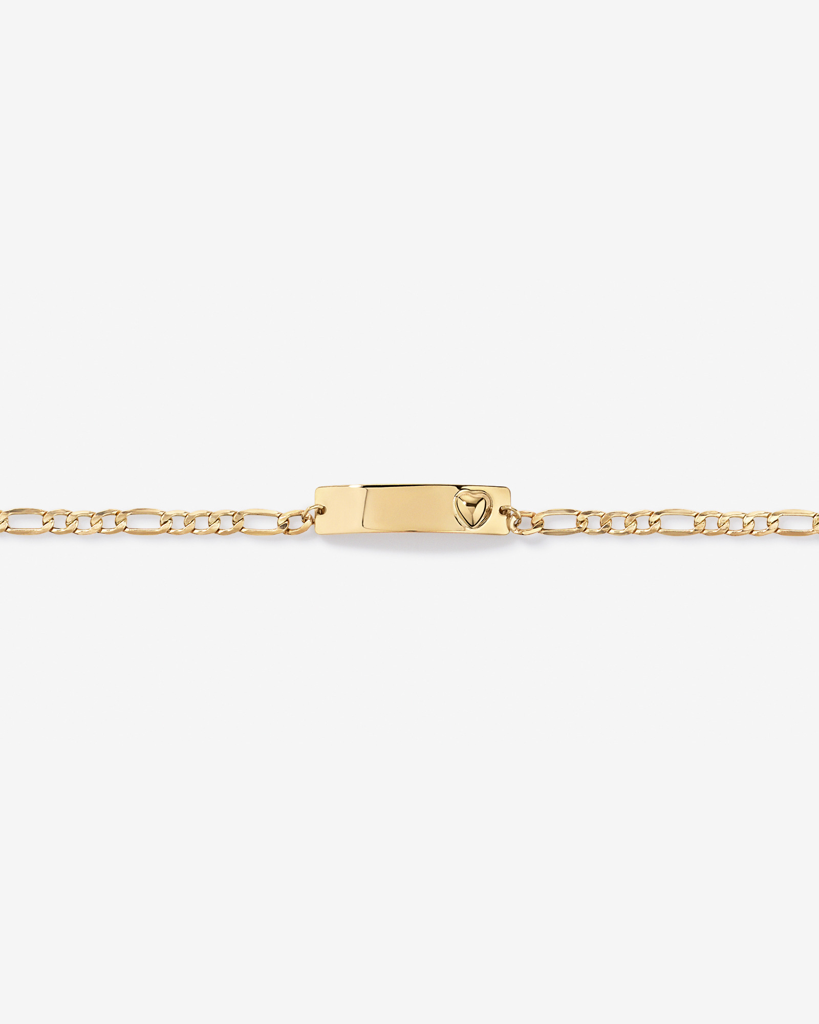 Children's Engravable ID Bracelet in 10kt Yellow Gold