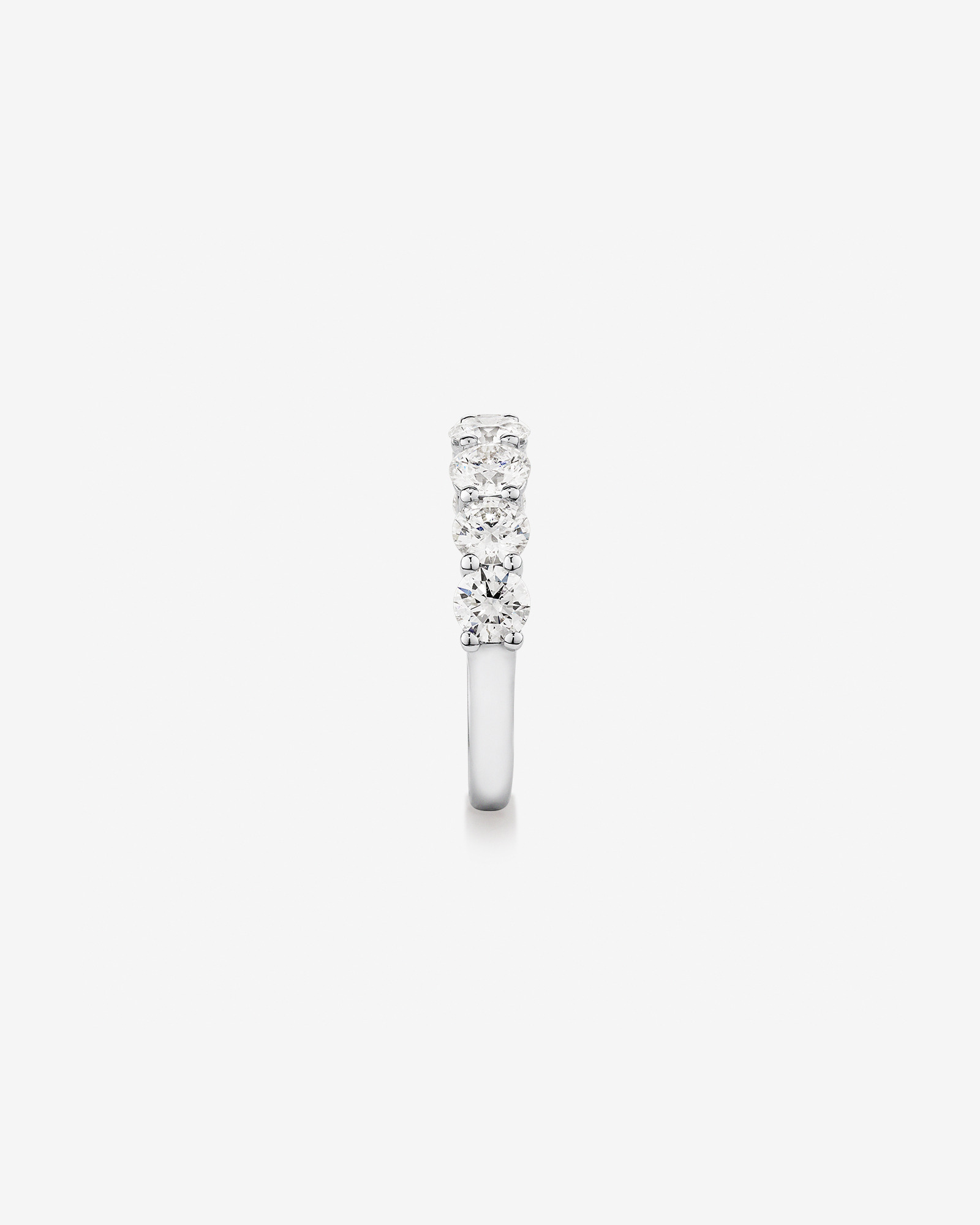 2.00 Carat TW Round Brilliant Laboratory-Grown Diamond Wedding Ring 14kt White Gold