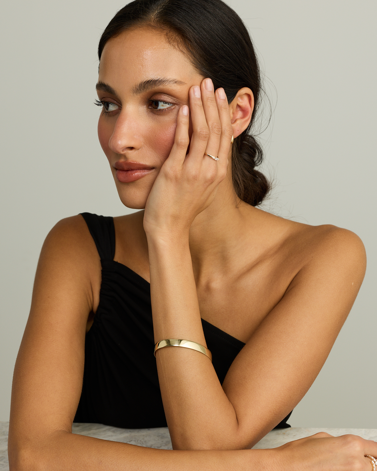 0.18TW Lab Diamond Stacker Ring 10kt Gold