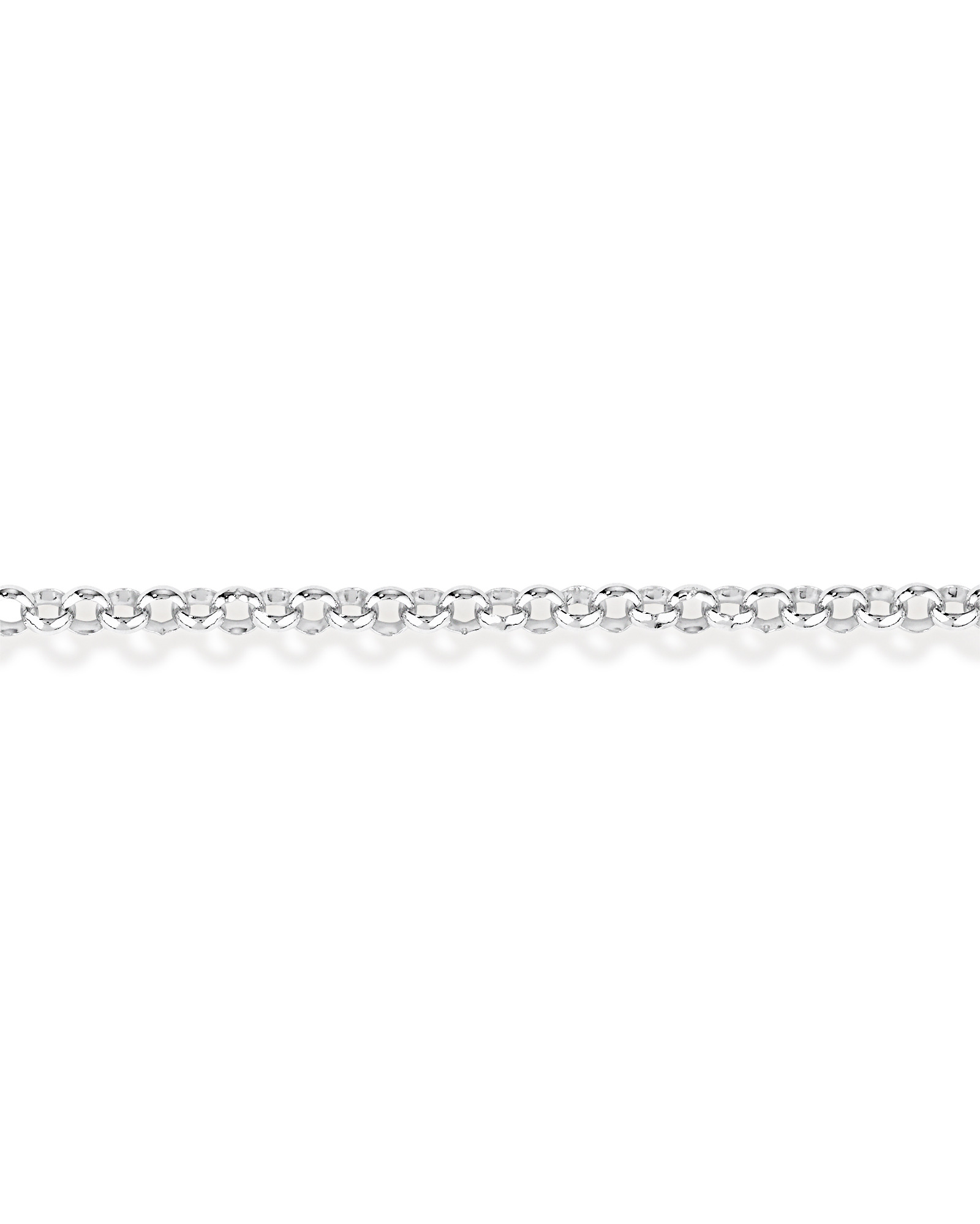 Bracelet belcher en argent sterling de 19 cm