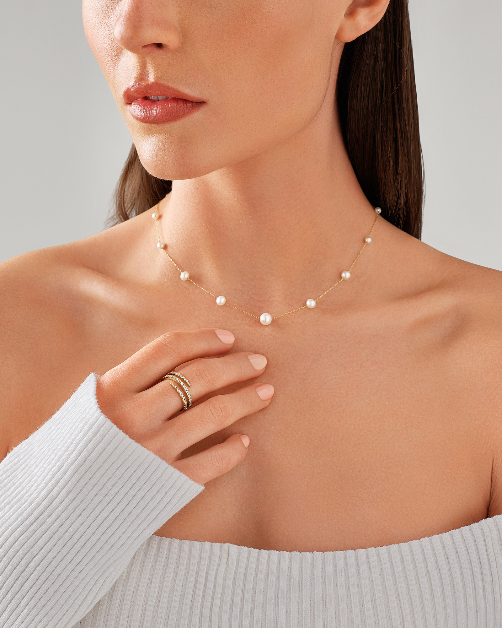 Bague en or jaune 10 K avec diamants totalisant 0,50 ct