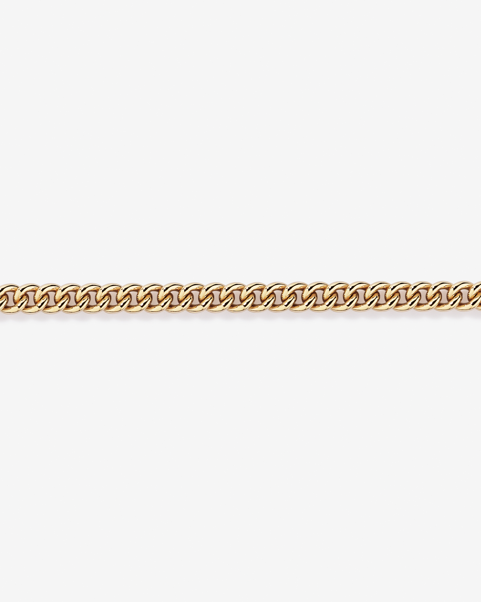 50cm (20") Round Curb Chain in 18kt Vermeil