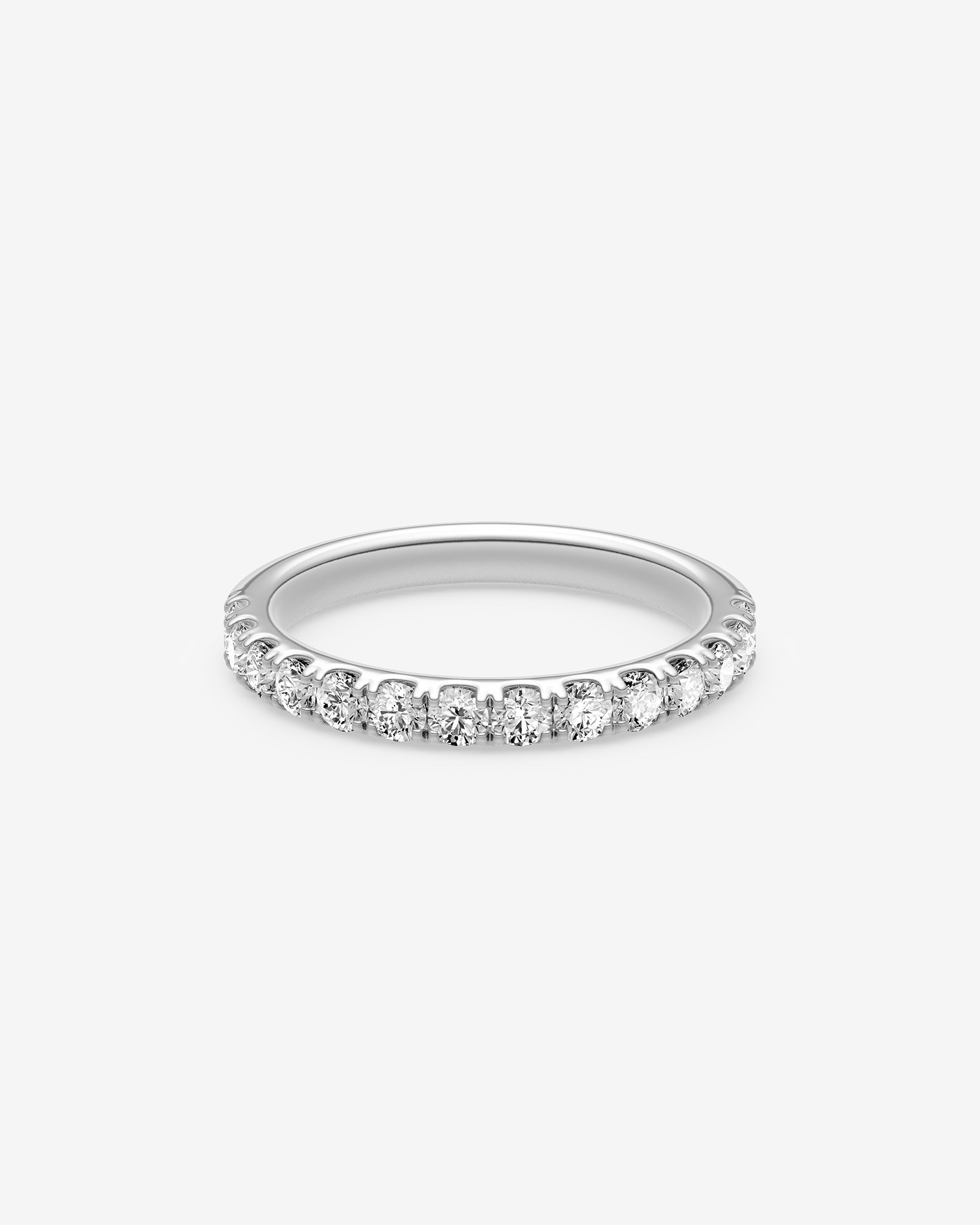 Evermore Wedding Band with 0.75 Carat TW Diamonds in 14kt White Gold