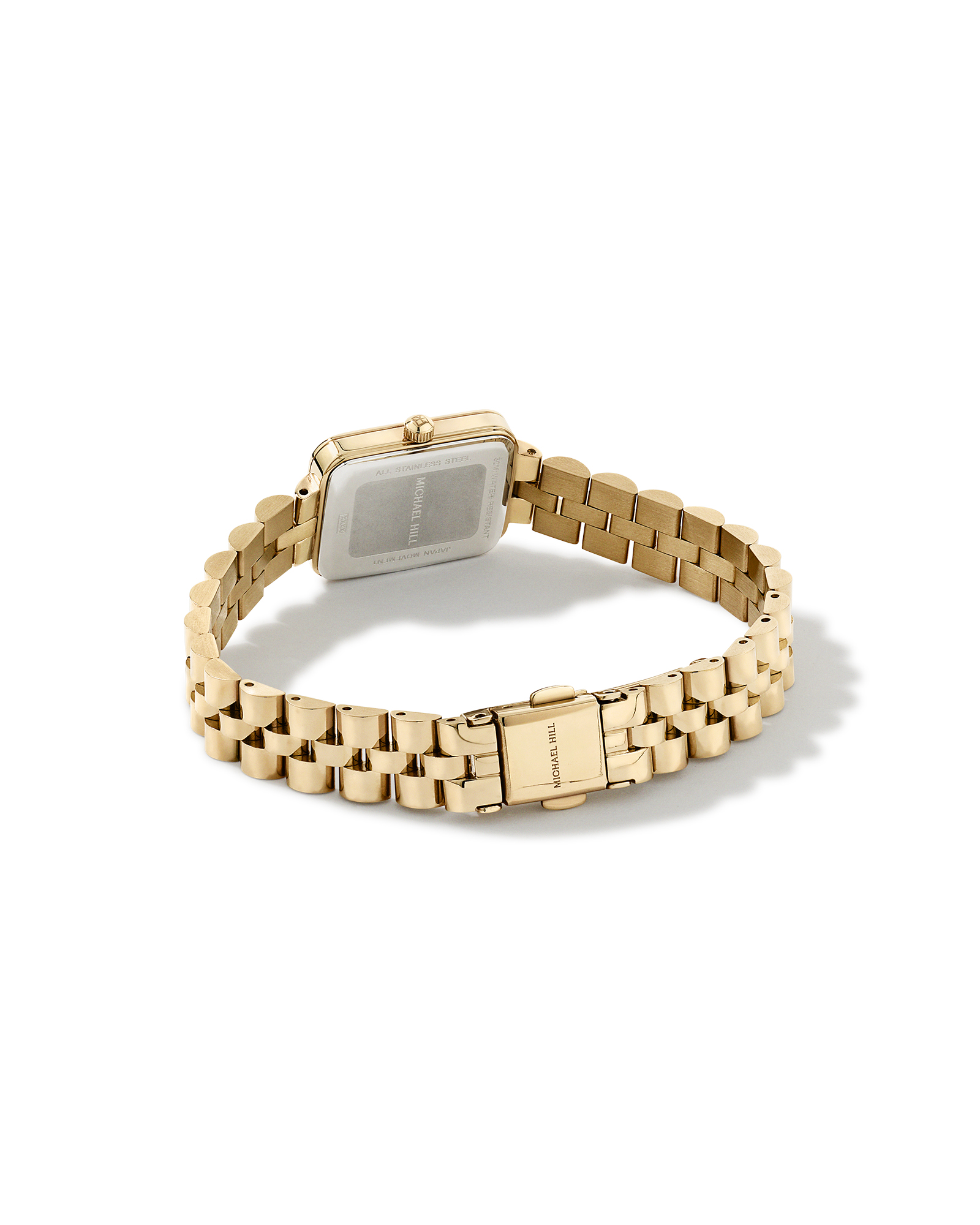 Women's 0.20 Carat TW Diamond Bezel Watch in Gold Tone Stainless Steel