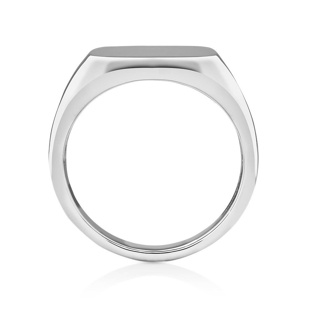 Chevalière en argent sterling pour homme