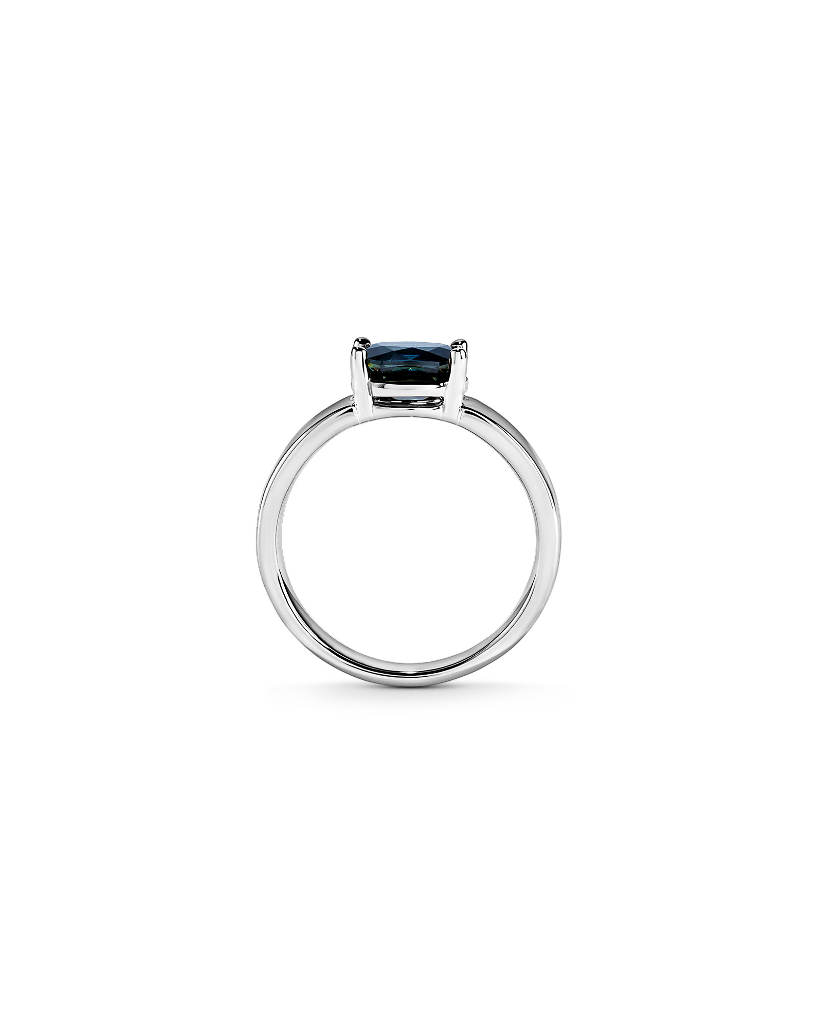 Australian Parti Sapphire East-to-West Set Ring 10kt Gold