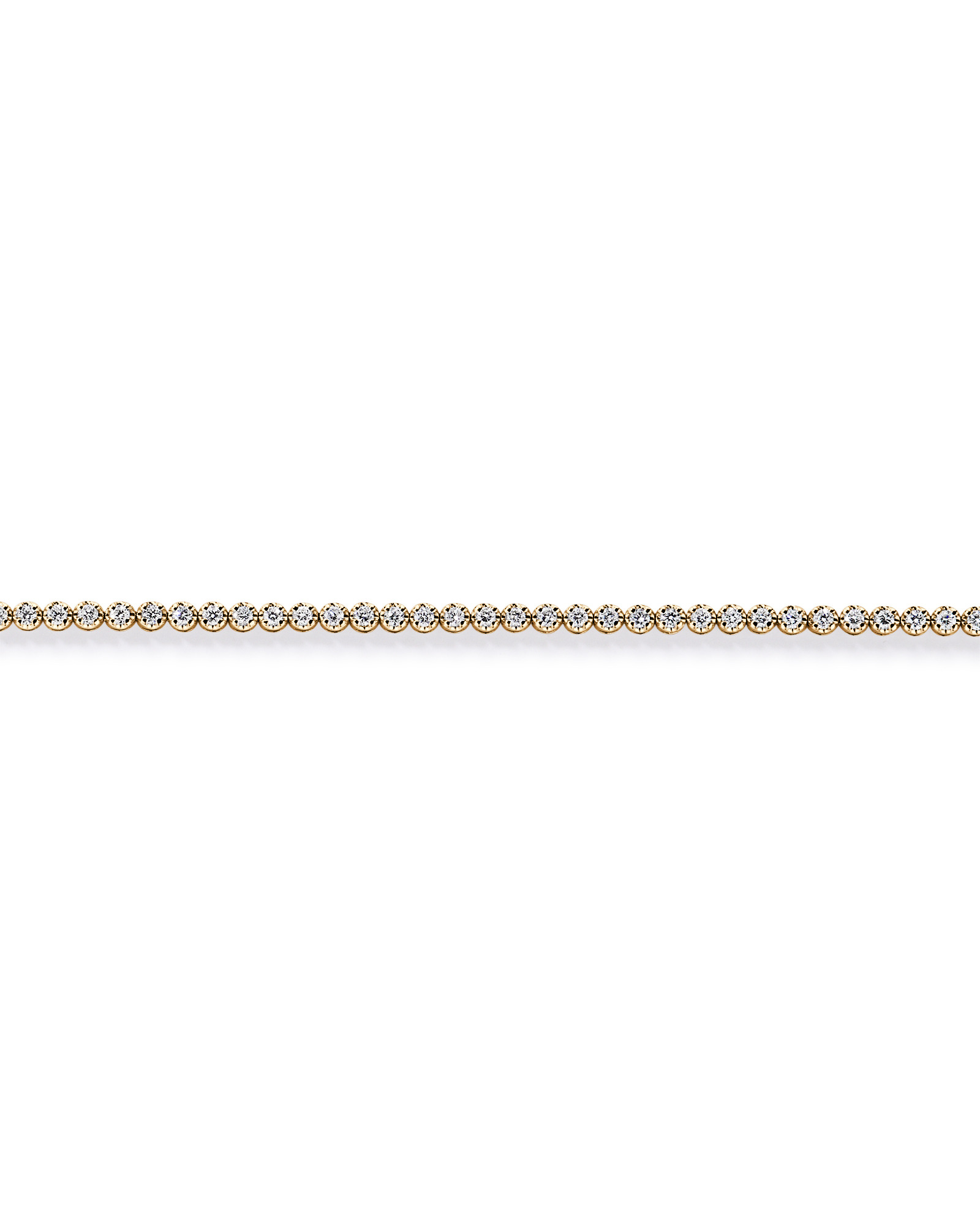 1.00 Carat TW Laboratory-Grown Diamond Tennis Bracelet in 10kt Yellow Gold