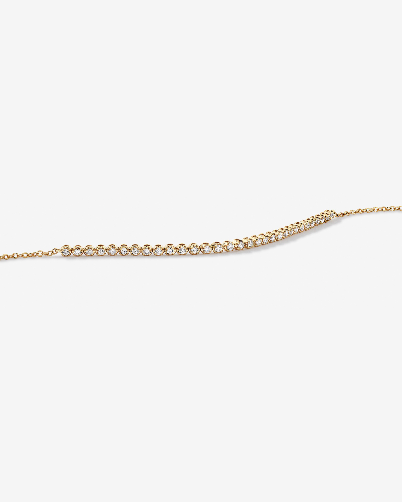 0.50 Carat TW Laboratory-Grown Diamond Tennis Bracelet in 10kt Yellow Gold