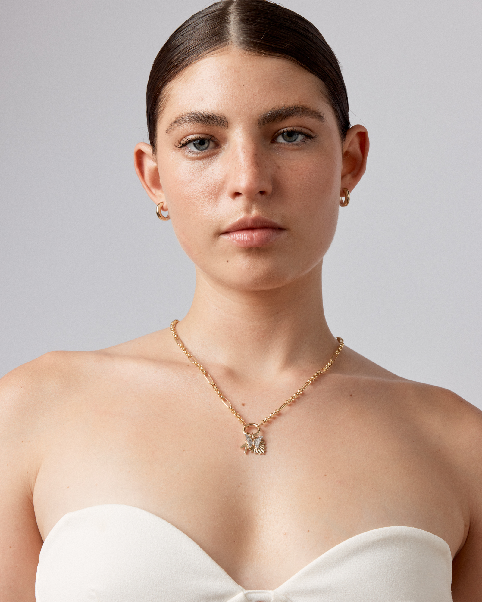 Pendentif initiale "K" en or jaune 10 carats