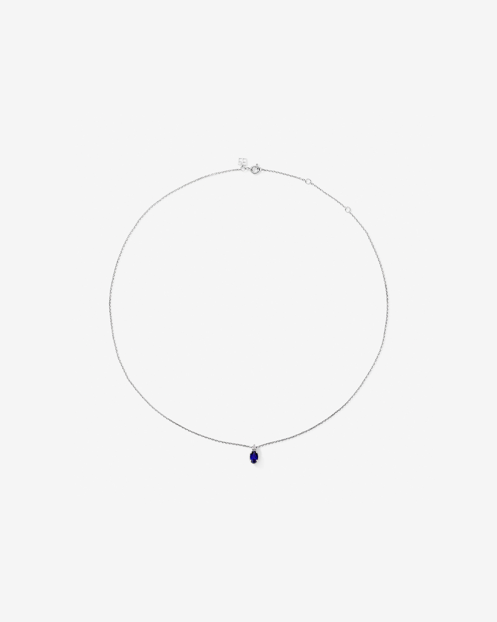 0.05 Carat TDW Laboratory-Grown Diamond & Created Sapphire Gift Set in Silver