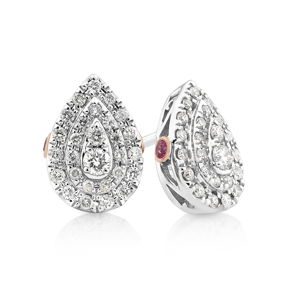 Sir Michael Hill Designer Fashion Earrings with 0.33 Carat