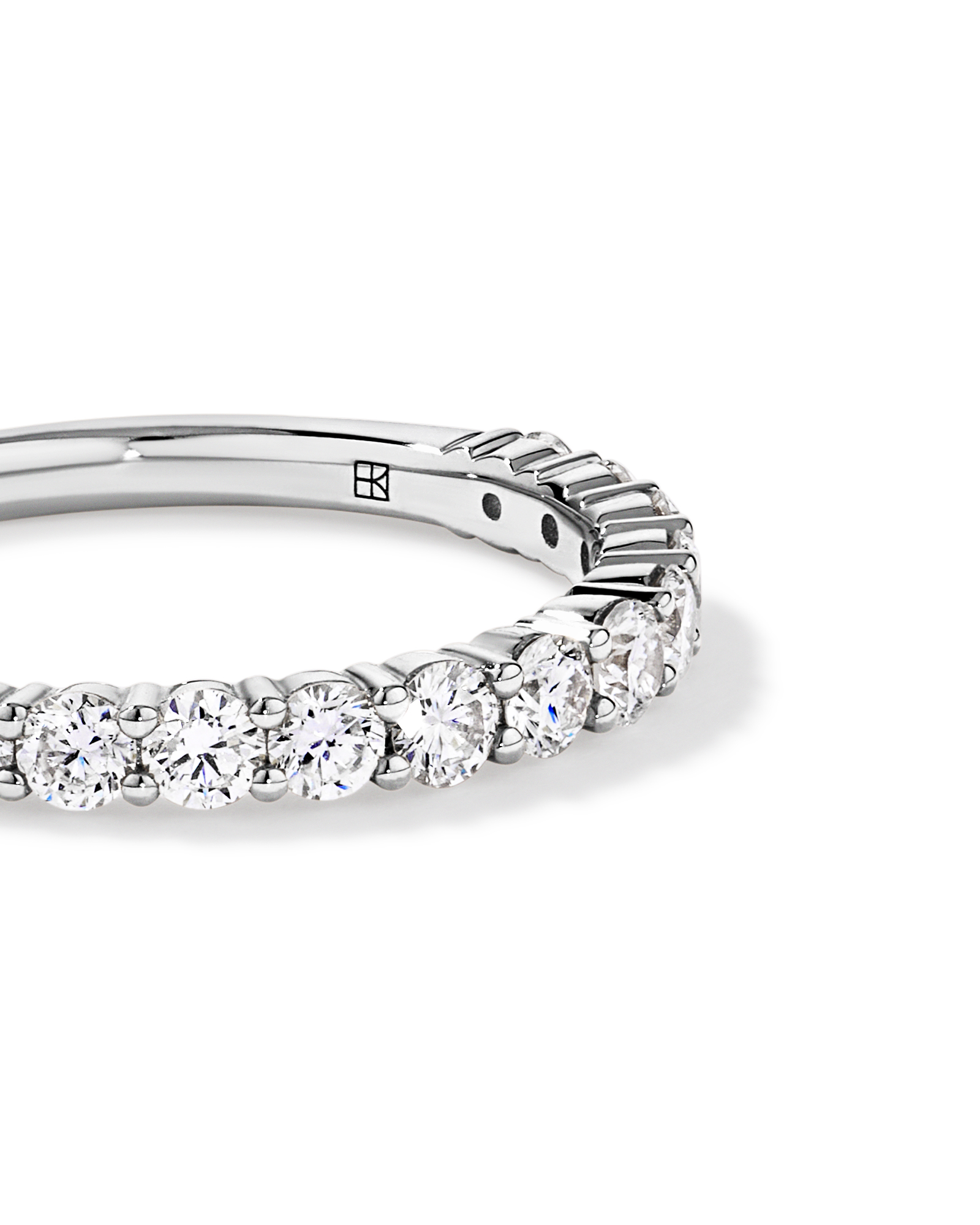 0.75 Carat TW Laboratory-Grown Diamond Wedding Band 10kt Gold