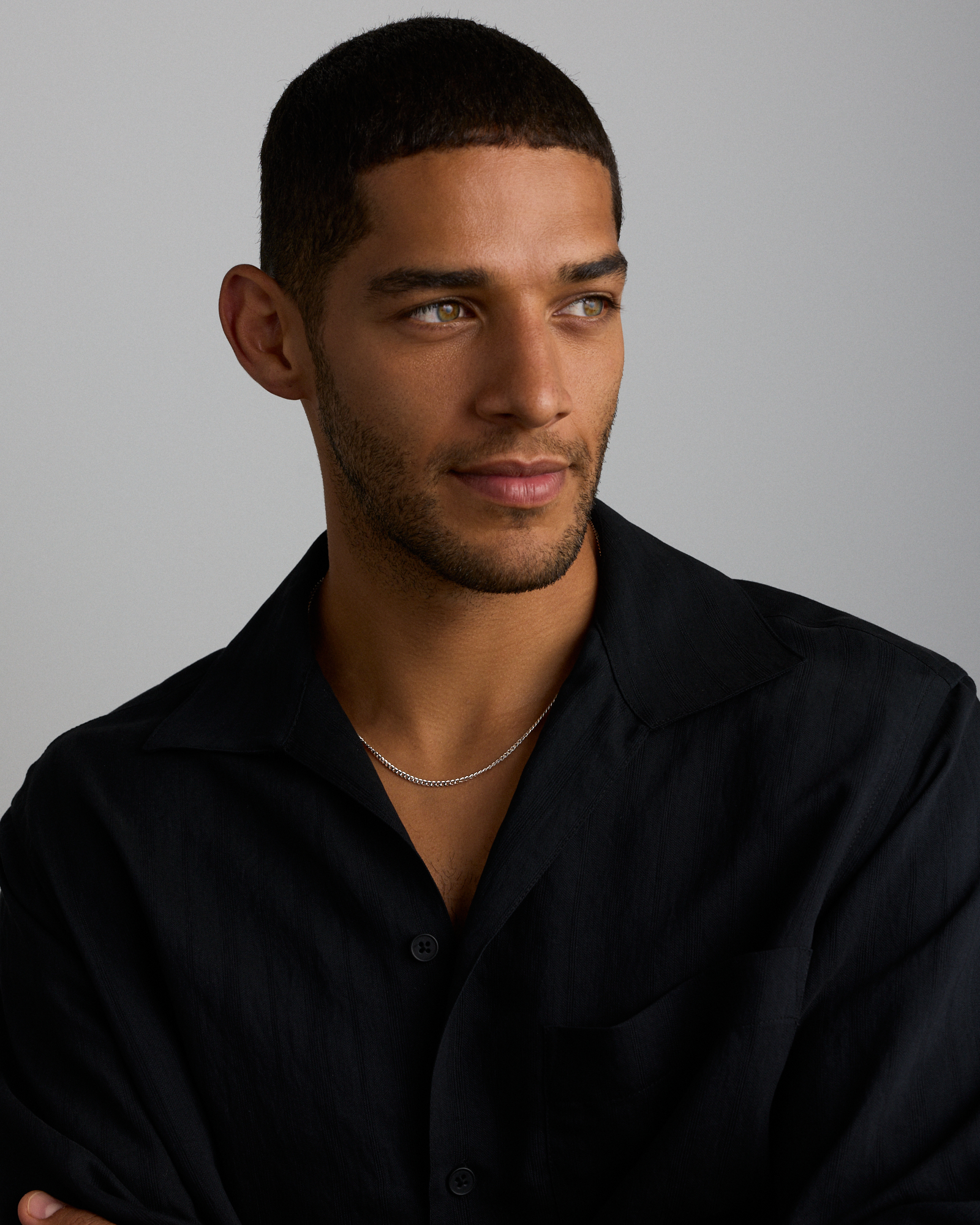 50cm (20") 2.5mm-3mm Width Curb Chain in Sterling Silver