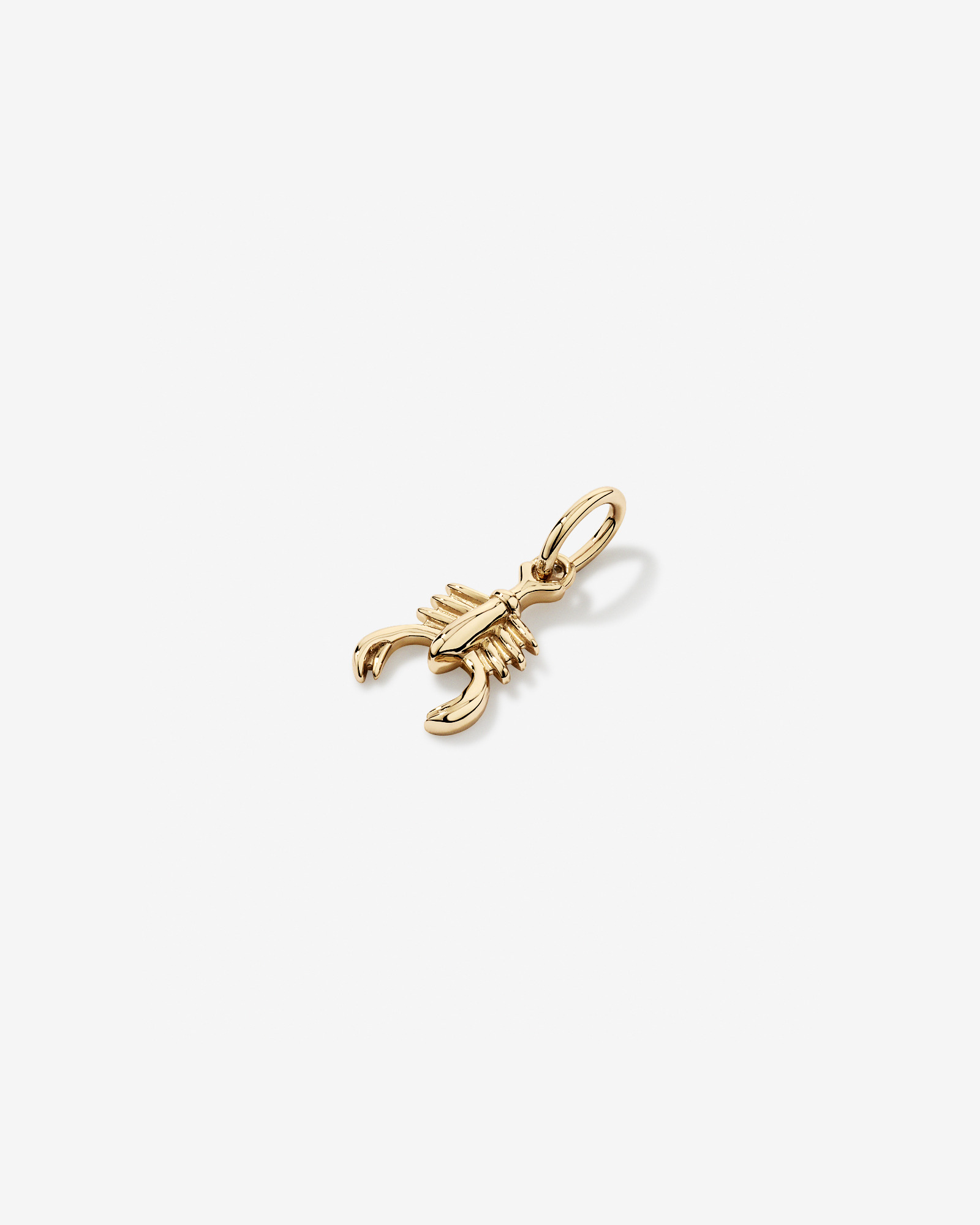 Lobster Pendant in 10kt Yellow Gold