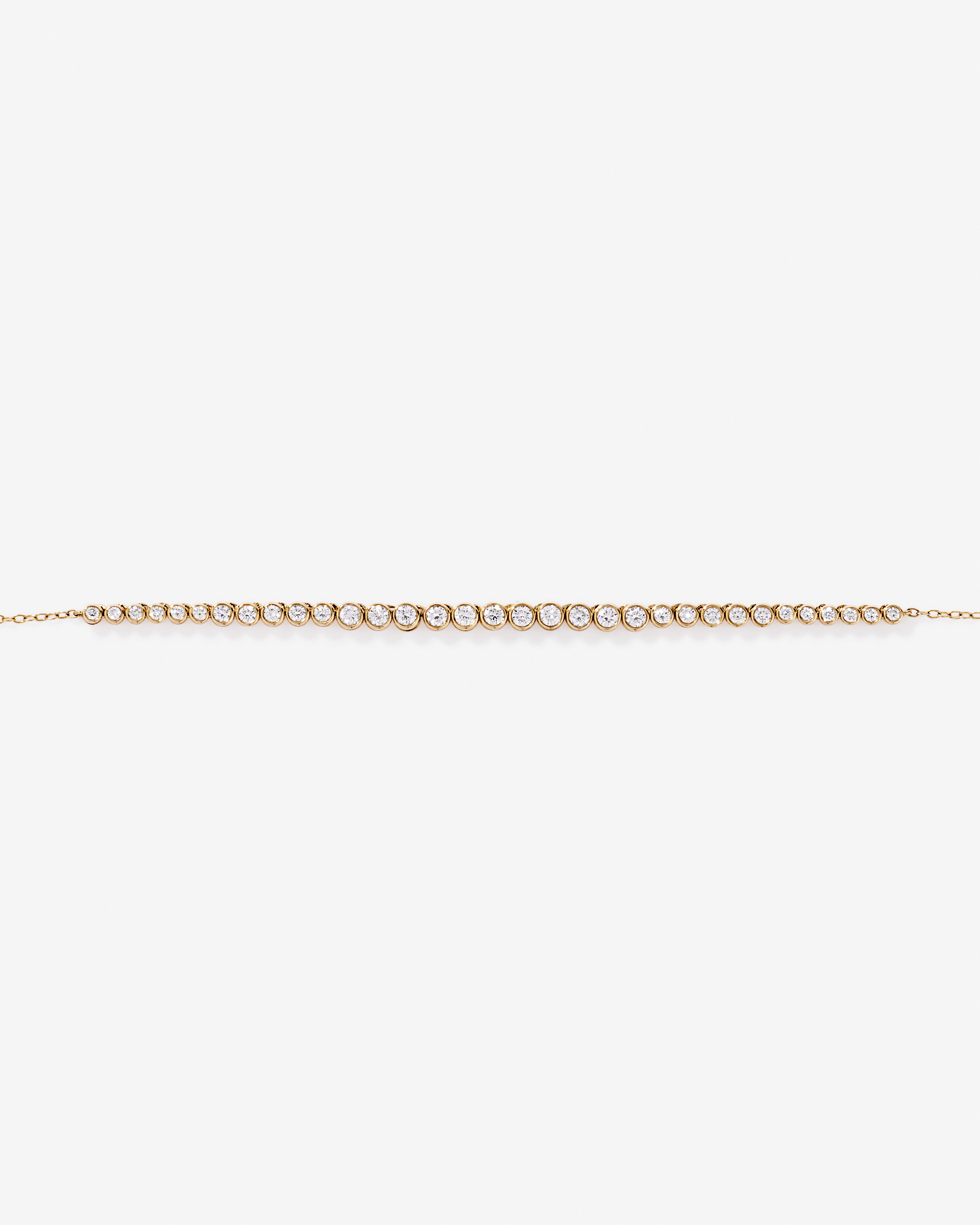 Collier de tennis en diamant 1,00 carat TW cultivé en laboratoire en or jaune 10 carats