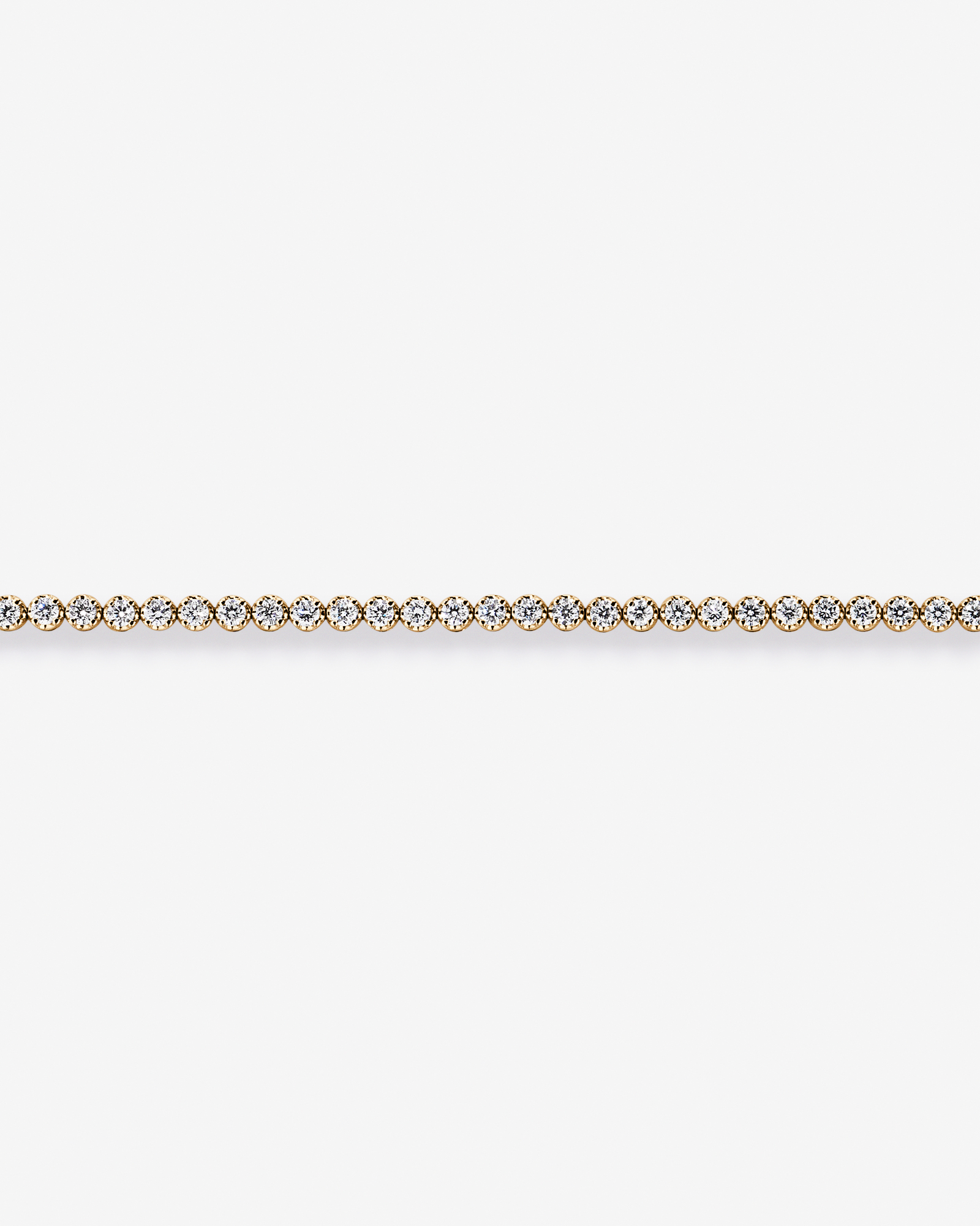 2.00 Carat TW Laboratory-Grown Diamond Tennis Bracelet in 10kt Yellow Gold
