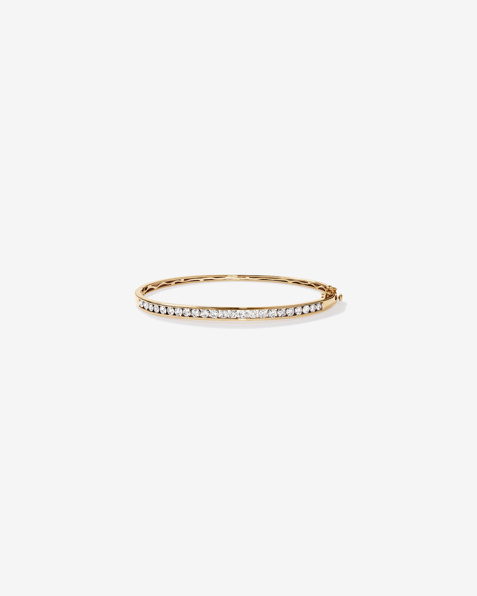 Bangle with 2 Carat TW Of Diamonds in 10kt Yellow Gold
