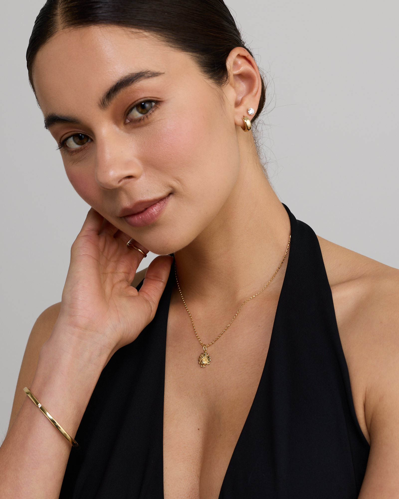 Thanksgiving Turkey Pendant in 18kt Yellow Gold Vermeil