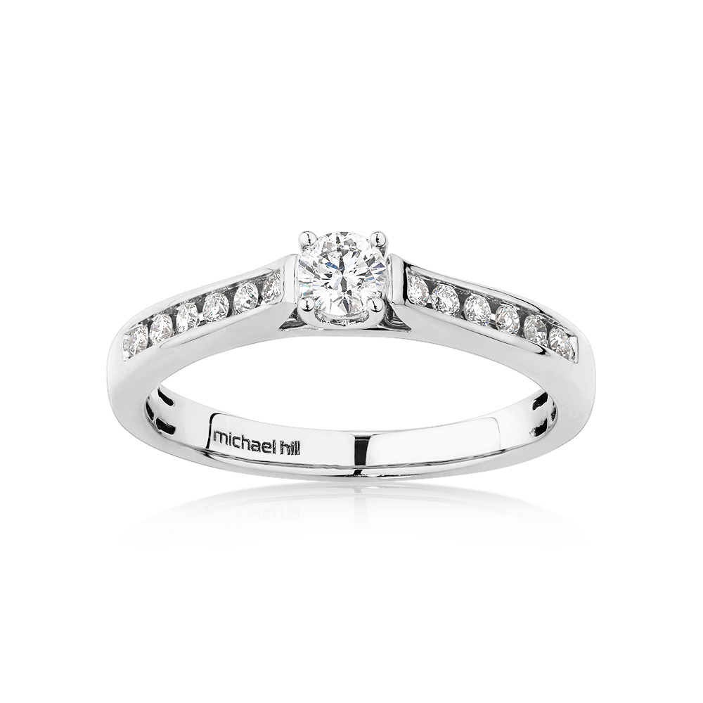 Ensemble de mariée avec 0,50 carat TW de diamants en or blanc 14kt
