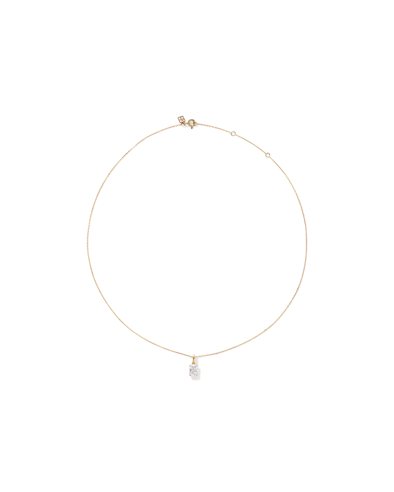 1.00 Carat TW Laboratory-Grown Diamond Pendant in 10kt Yellow Gold