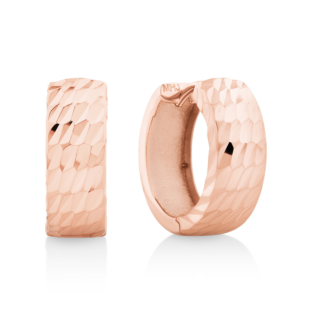 11mm Huggie Earrings 10kt Yellow Gold