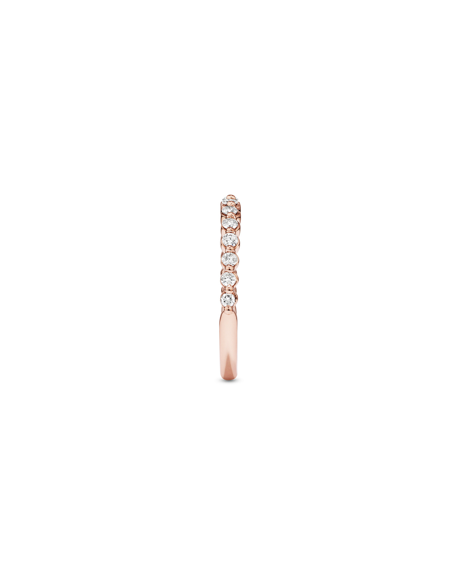 Bague de mariage avec 0,34 carat TW de diamants en or rose 14kt