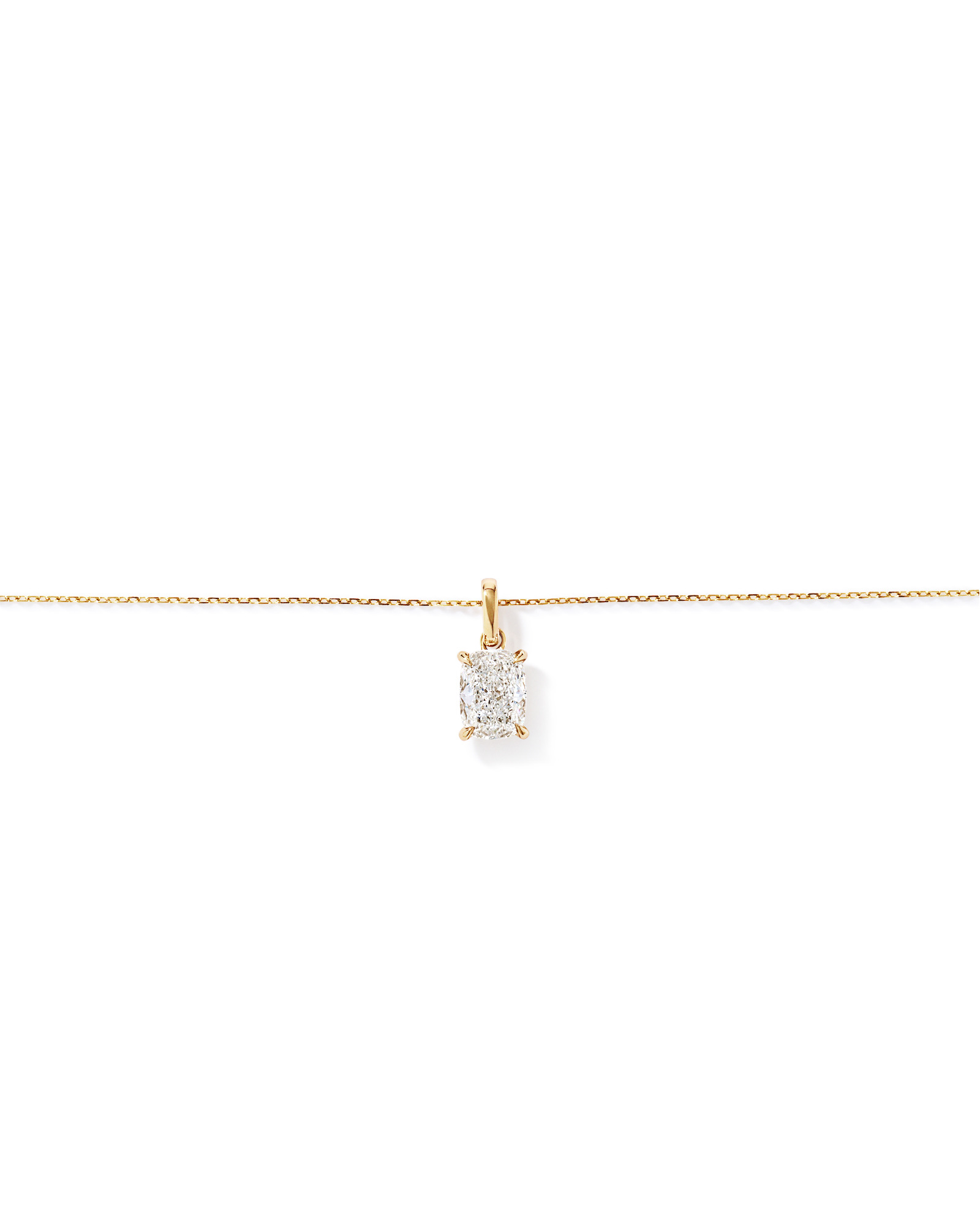 1.00TW Lab Diamond Pendant in 10kt Gold