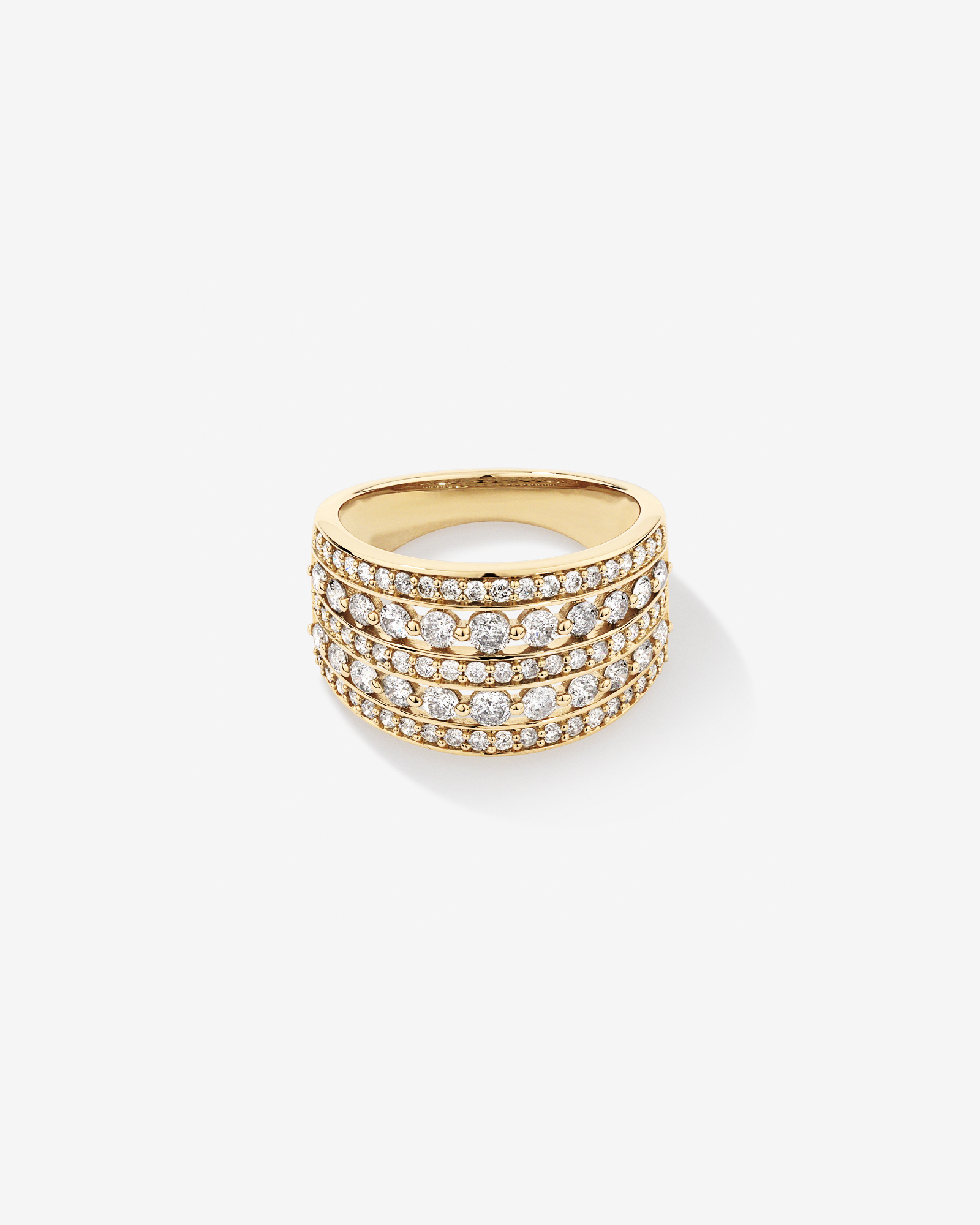 Bague TW Infinite Diamonds de 1,40 carat en or jaune 10 carats