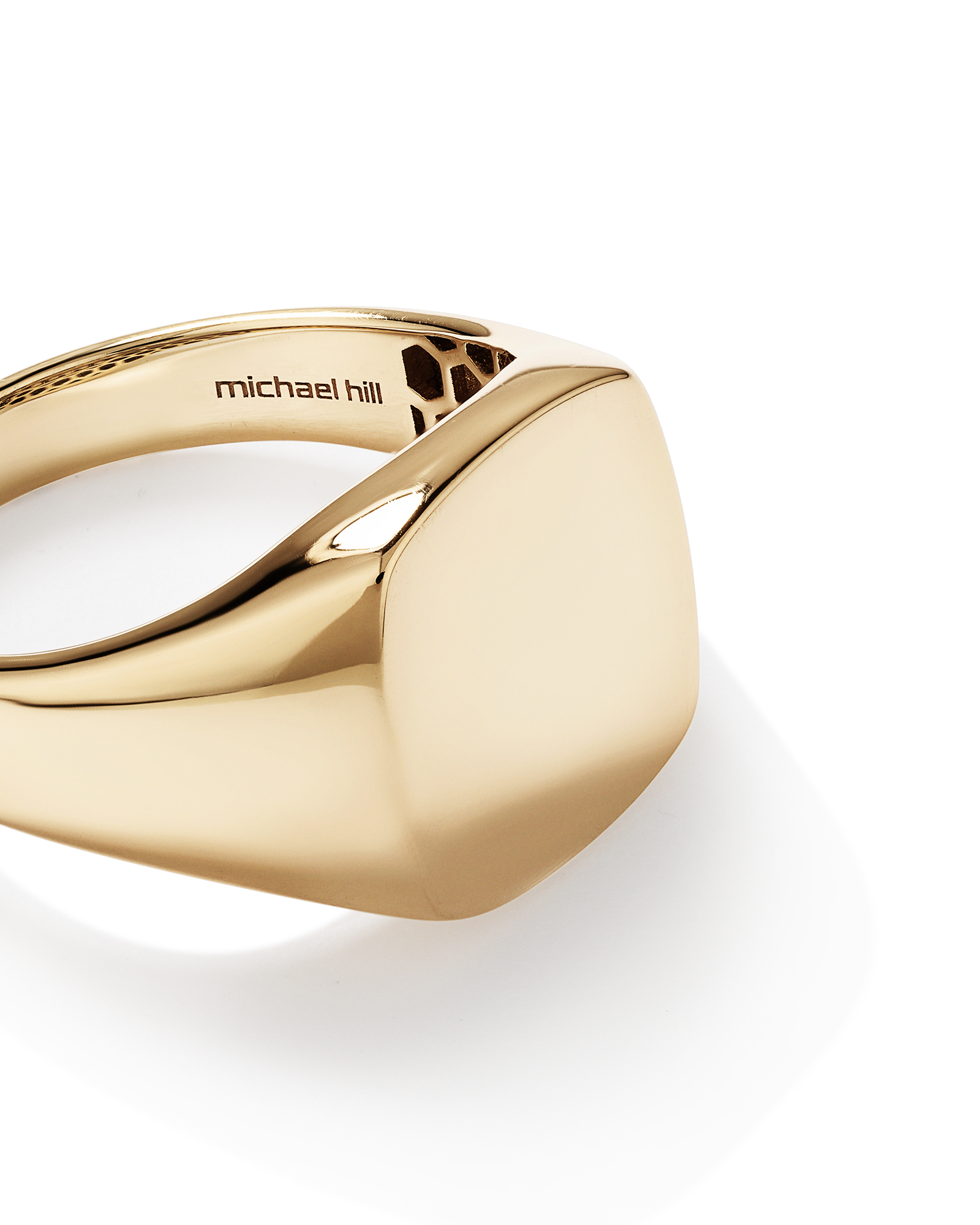 Men's Signet Ring in 10kt Yellow Gold