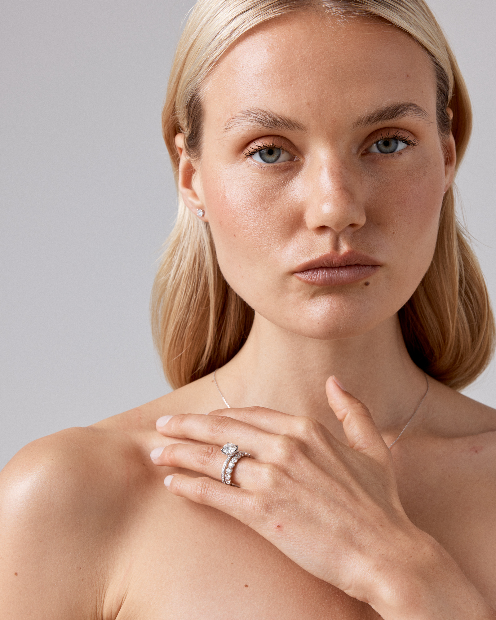 1.25 Carat TW Claw Set Laboratory-Grown Diamond Wedding Ring in 14kt White Gold