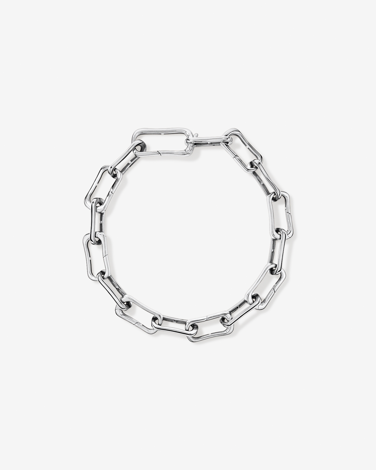 20.5cm (8.1") Alternate Clip Link Bracelet in Sterling Silver