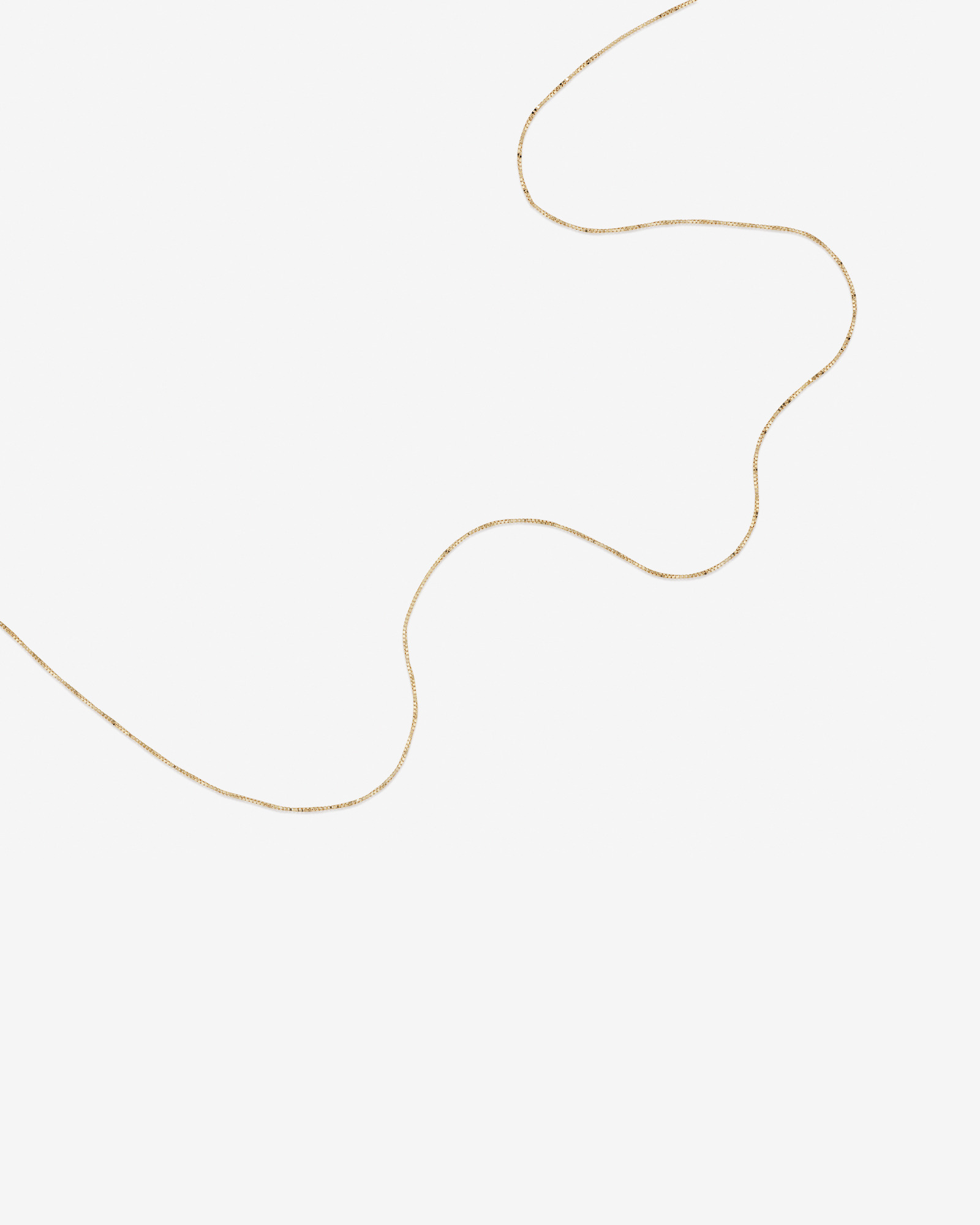 Chaîne à maille vénitienne en or jaune 10 K de 50 cm